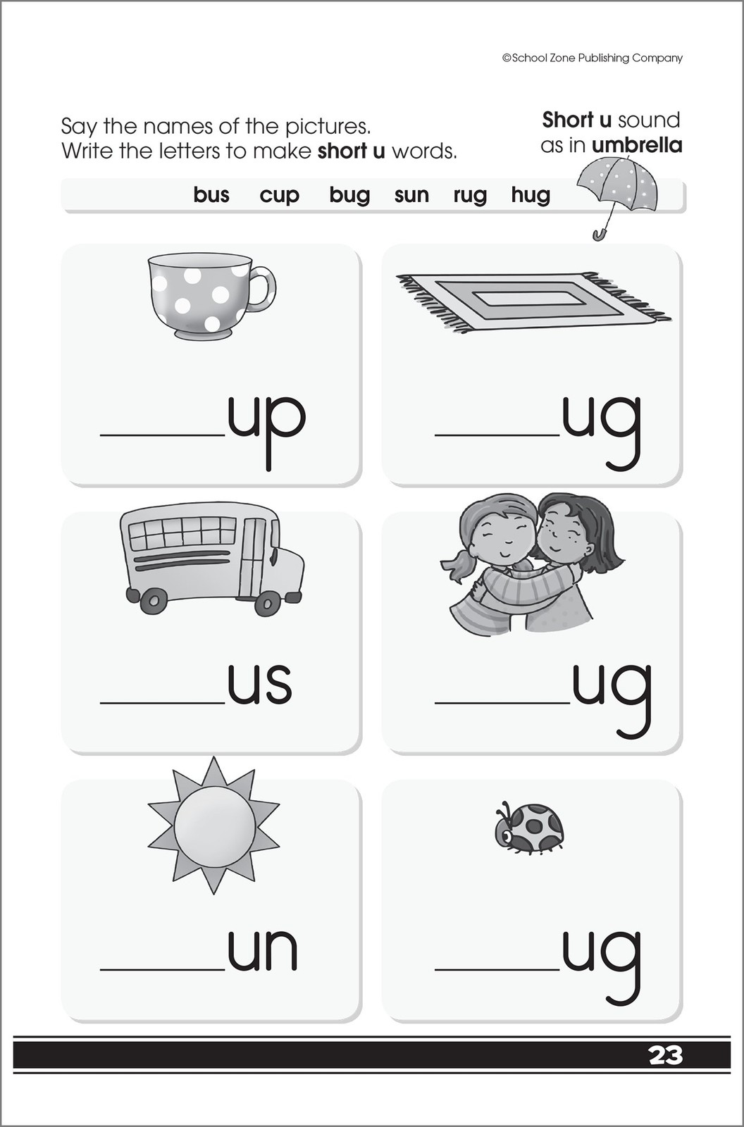 School Zone Get Ready to Read Workbook: 48 Pages, Kindergarten, 1st Grade,…
