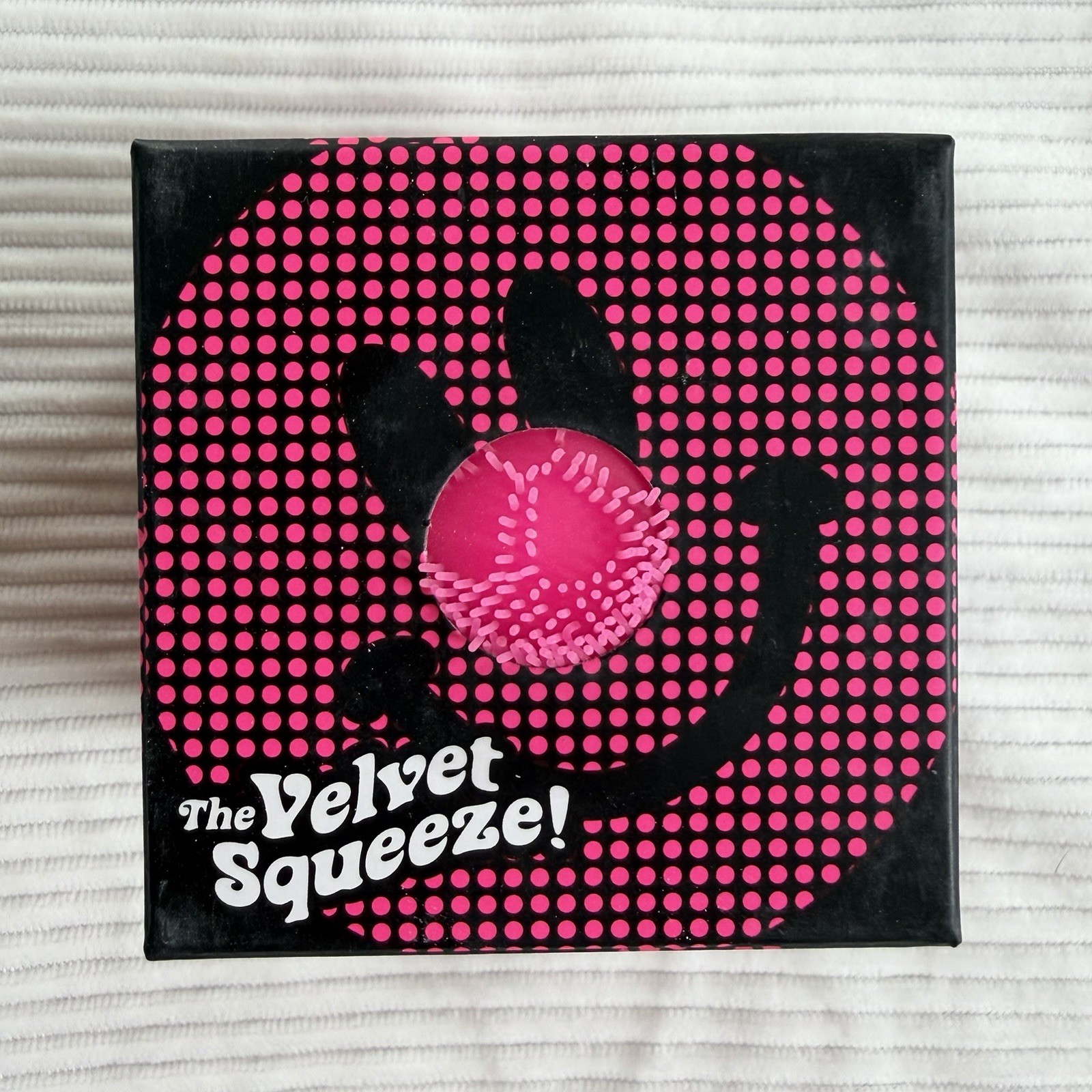 Schylling NeeDoh Fuzz Ball The Velvet Squeeze Flower Power Pink TikTok VIRAL
