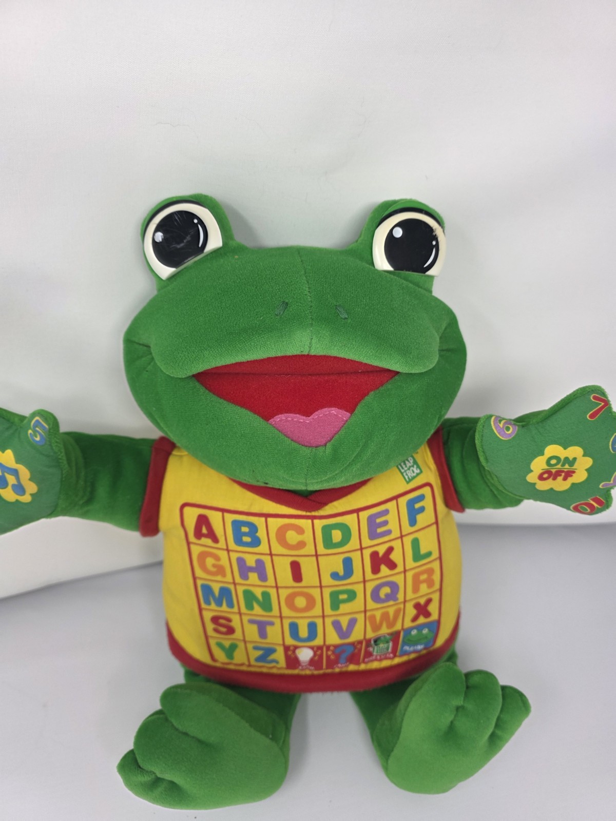 RARE 2001-03 READ & SING LITTLE LEAP INTERACTIVE PLUSH ABC LEARNING TOY 18″ TALL