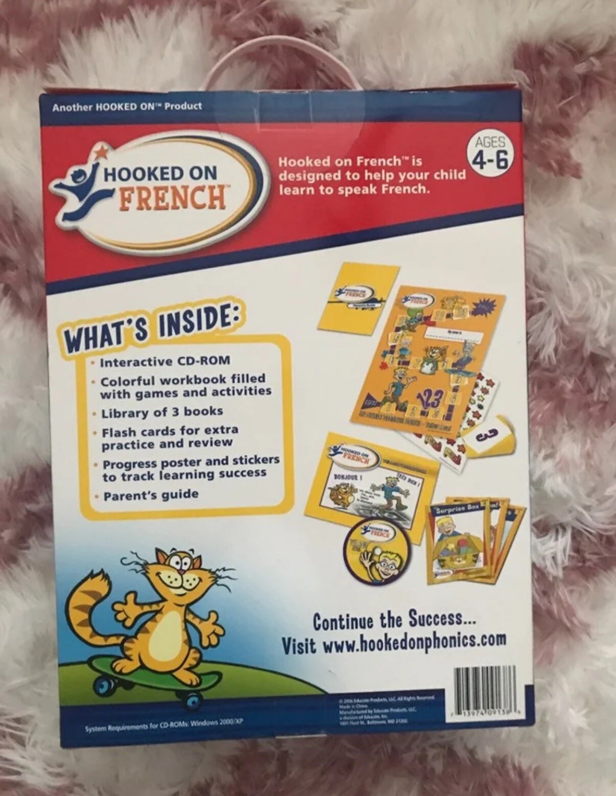 Hooked on Phonics French Foreign Language Level 3 Program Homeschool Educational