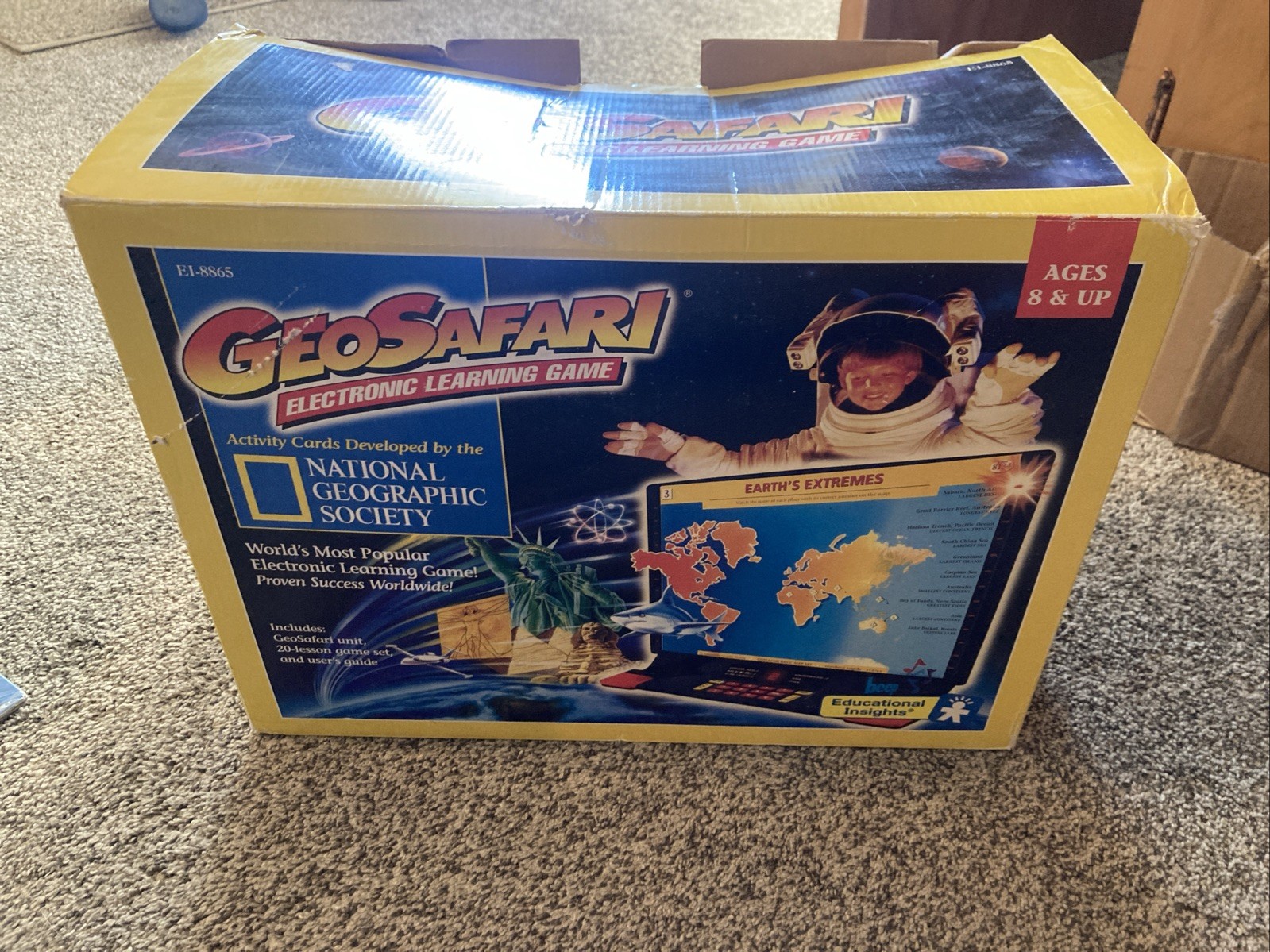 GeoSafari Electronic Learning Game AND Talking Globe Jr. With Lots Of Extras
