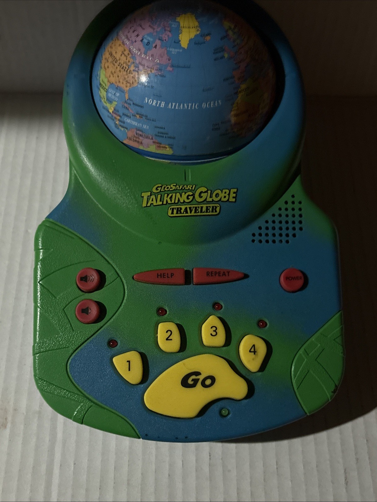 GeoSafari Talking Globe Traveler Educational Insights 5,000+ Geography Facts VTG