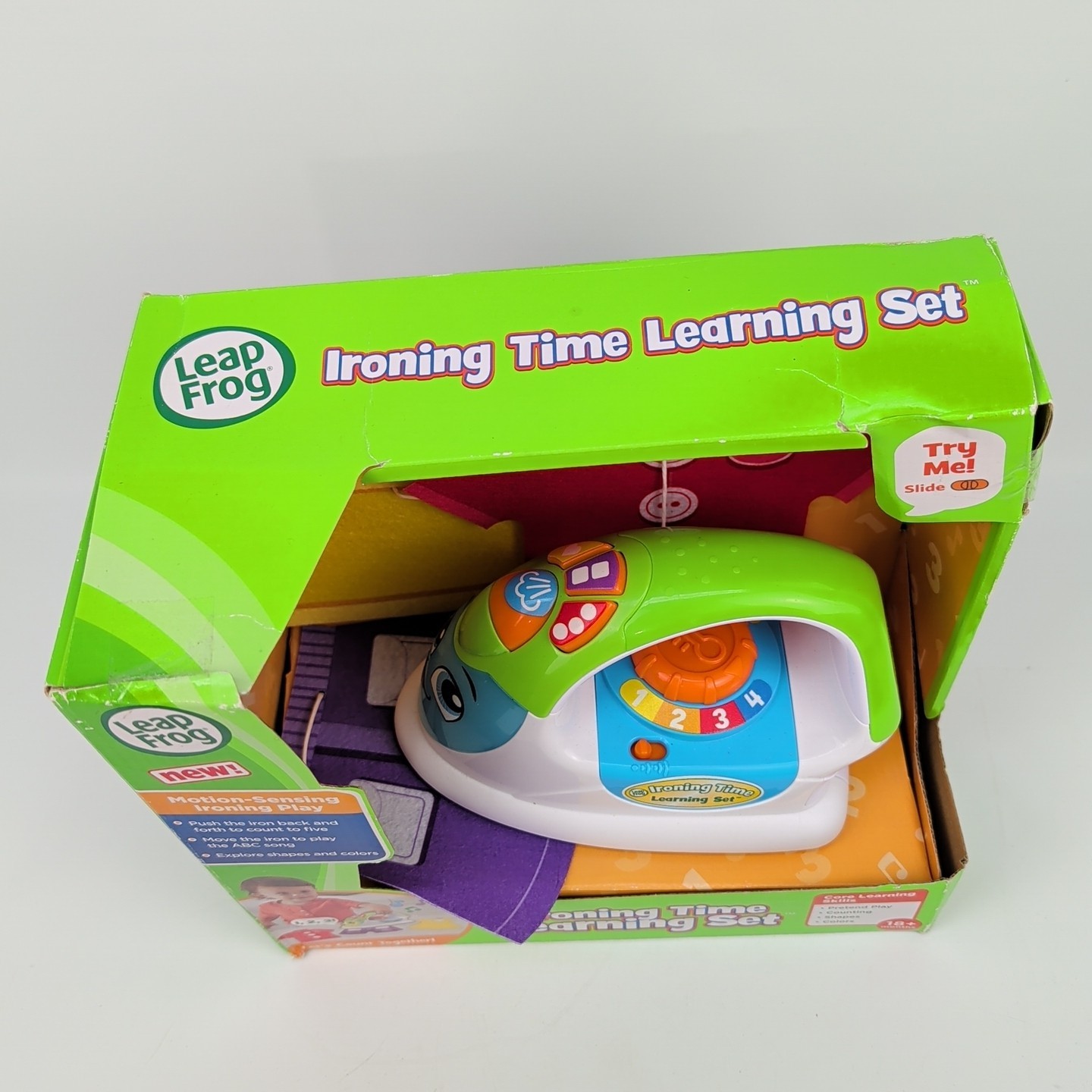 LEAPFROG Ironing Time Learning Set – Motion-Sensing Play Toy 18mo+ NEW