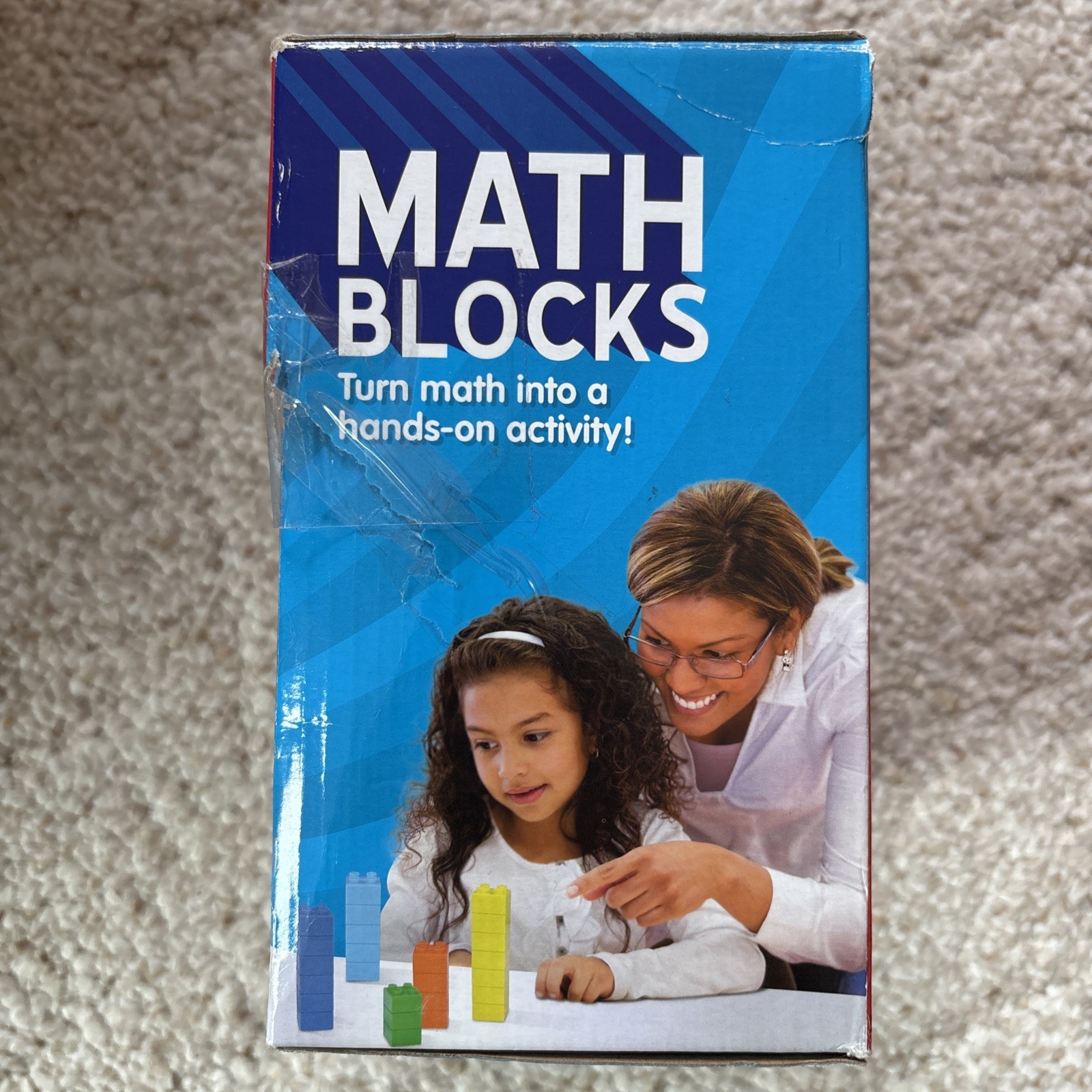 Mega Bloks Math Blocks Counting Bricks Educational Number Blocks READ