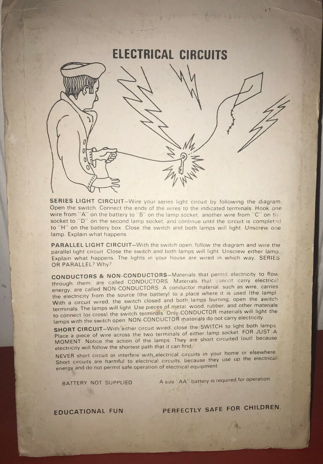 1968 Scien*T*rific Fun Educational Experimenter Electrical Circuit Set