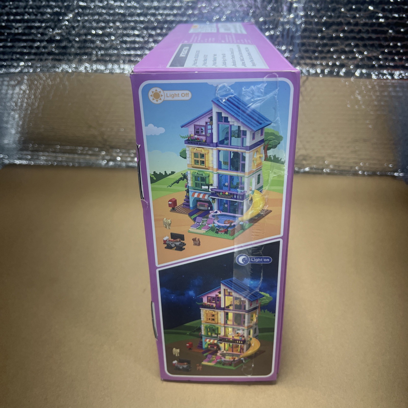 Girls House Building Set with LED Light – 1317 PCS Friends Villa Blo…