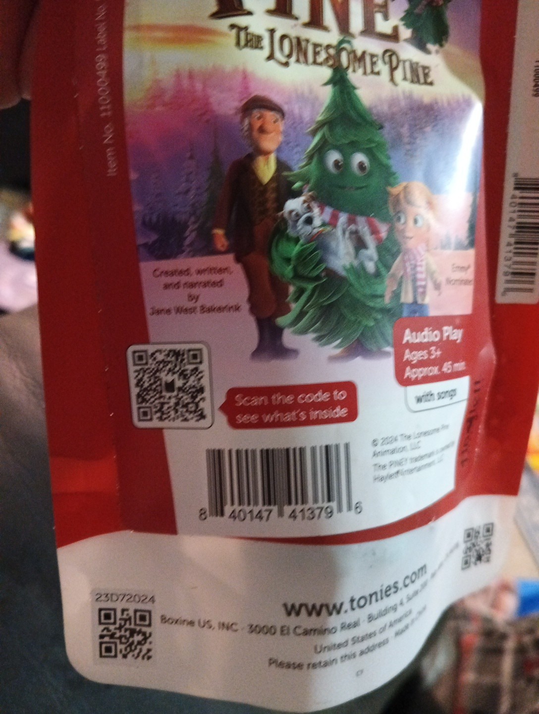 🌲 Piney: The Lonesome Pine Tonies Figure – US Release For Toniebox Players 🌲