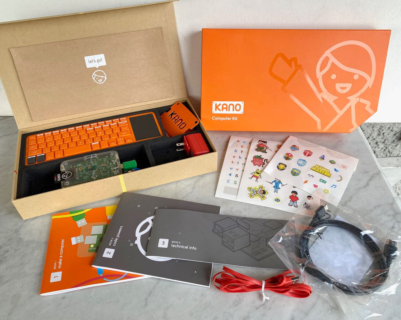 KANO Computer Kit for Children. RASPBERRY Pi. Tested Works Great
