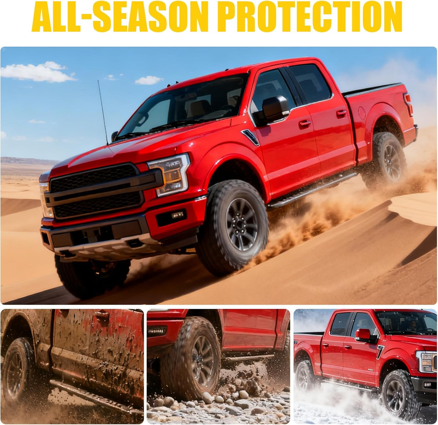 Front Skid Plate Compatible with 2021-2025 Ford F150 3.5L Ecoboost V6 4WD Superc