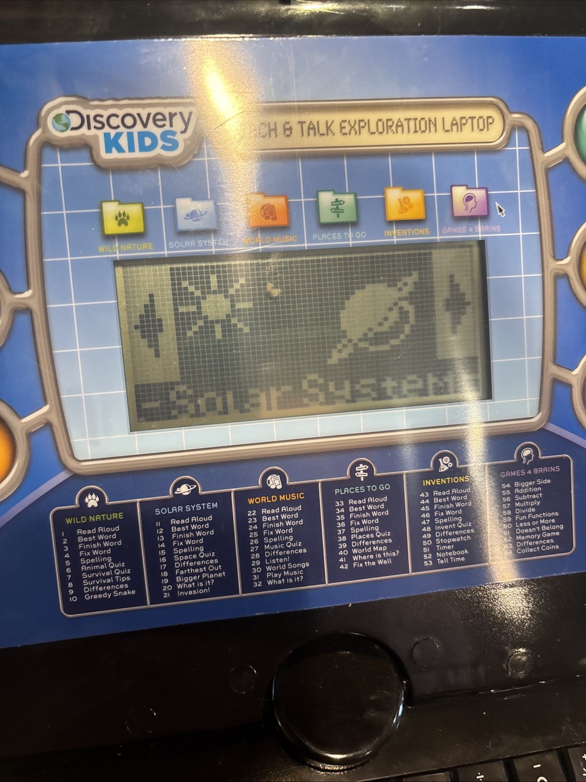 Discovery Kids Teach Talk Exploration Laptop 60 Activity Games USED EXCELLENT FS
