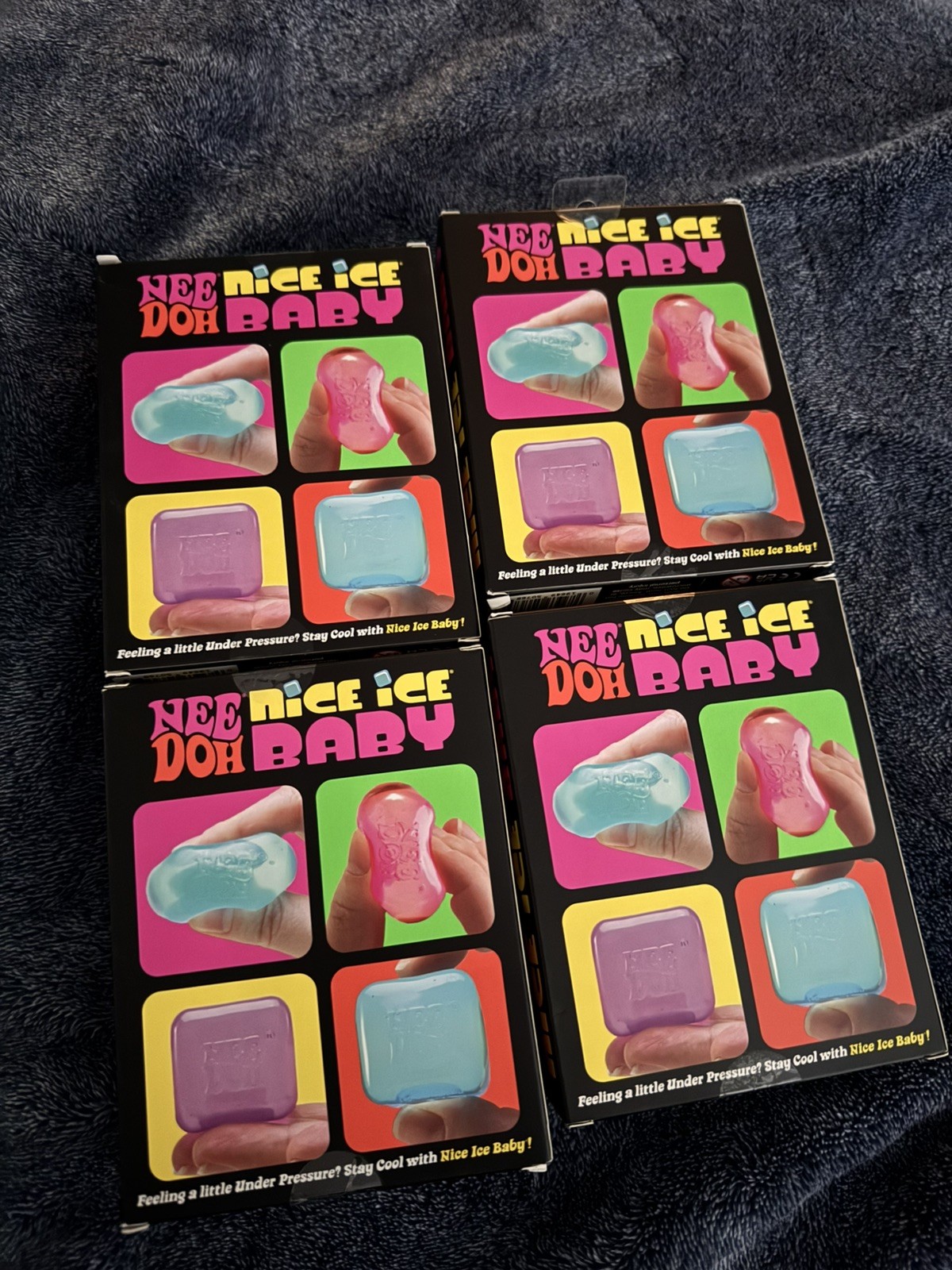 Lot of 4 – BRAND NEW ~ SEALED Needoh Nice Ice Baby Bundles (Mini Nice Cubes)