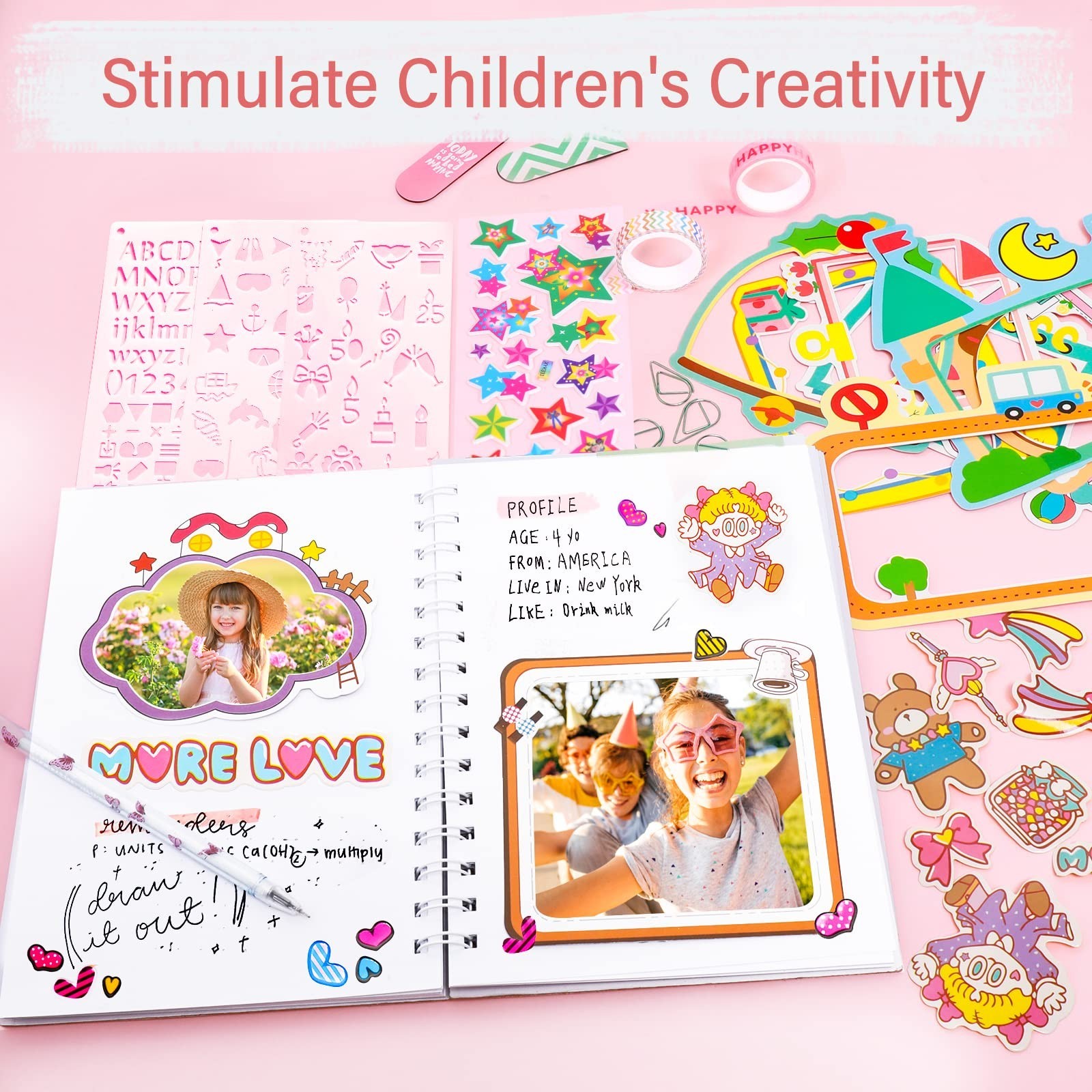 DIY Journal Kit, Gifts for Girls Age of 8 9 10 11 12 13 Years Old and Up, Gir…