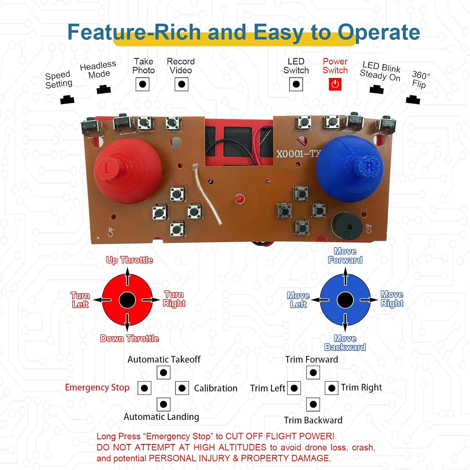 Quadrotor Drone DIY Kit: a Unique STEM Project with Brushless Motor, Optical Flo