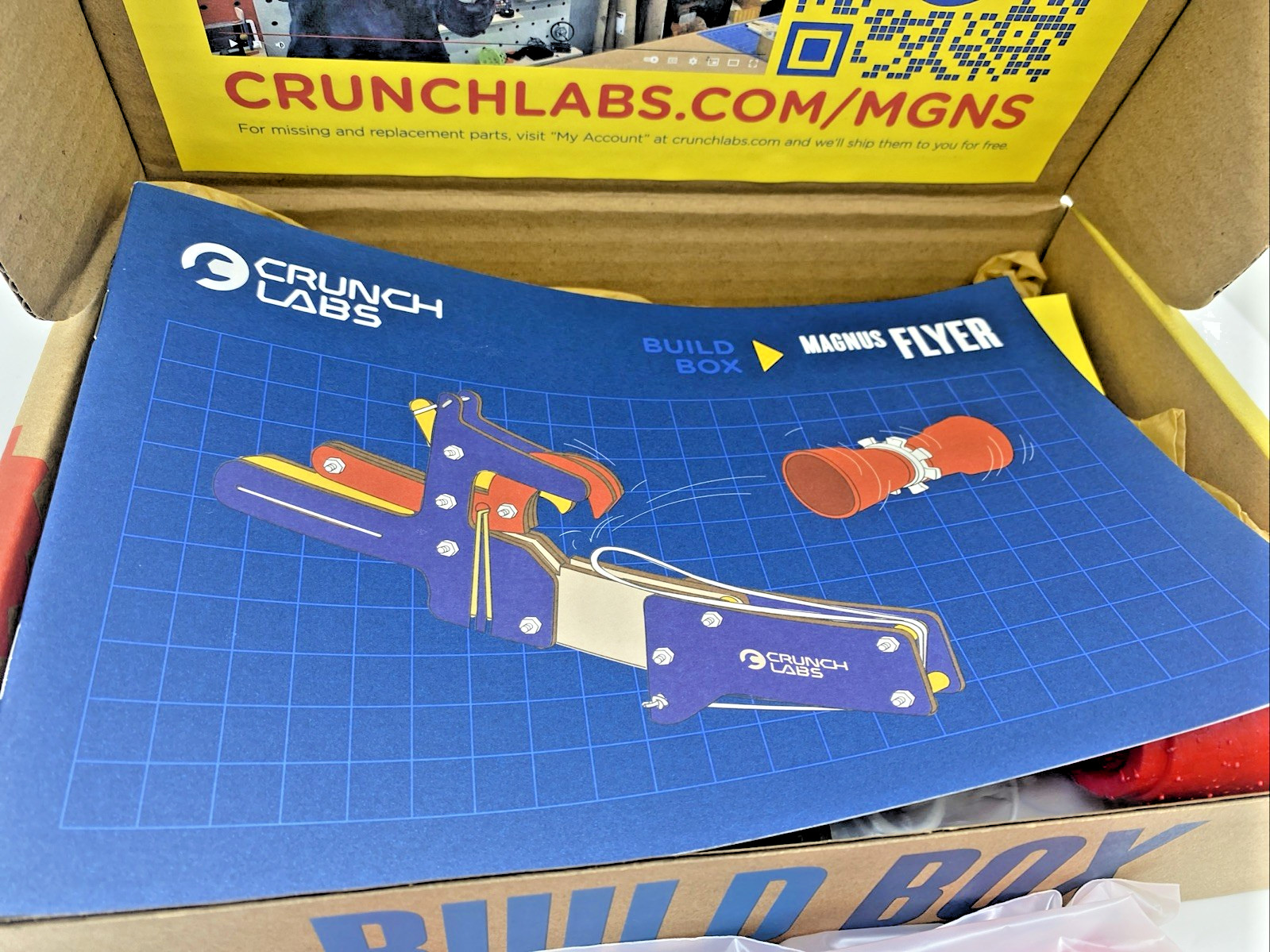 Crunch Labs Magnus Flyer STEM Kit Mark Rober Building Box