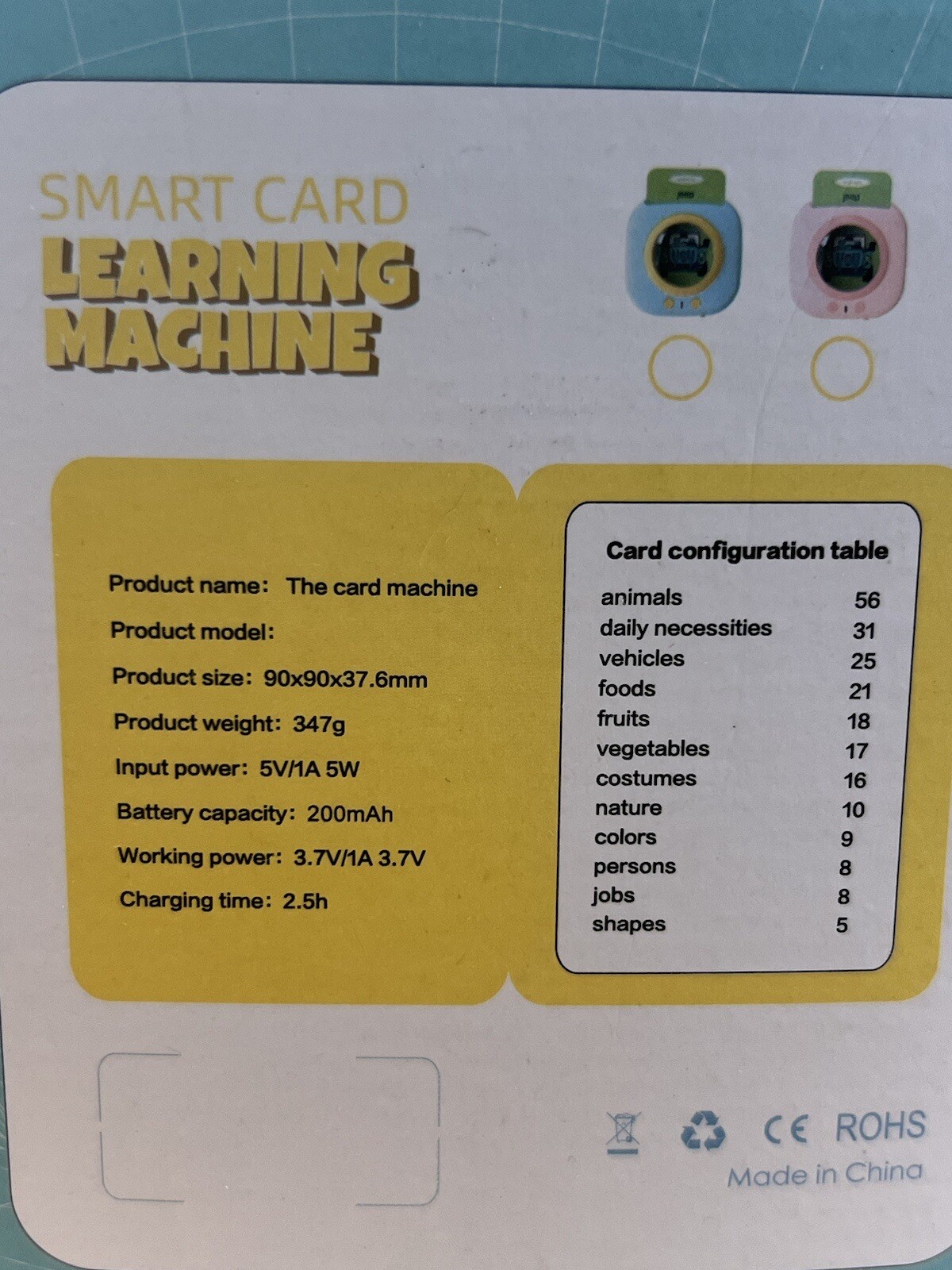 smart card learning machine talking helper autism  New In Box