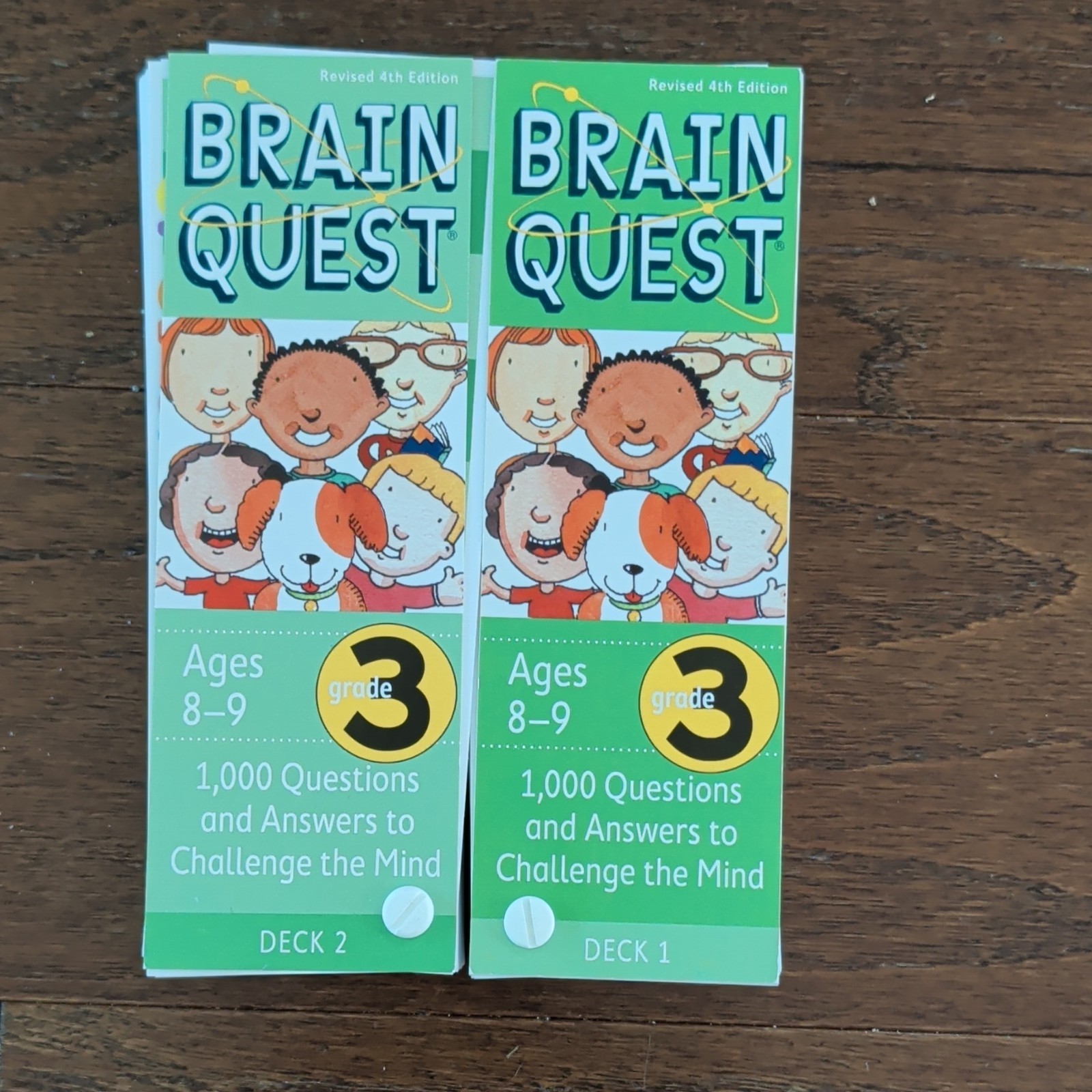 Brain Quest Reading Basics Grade 1 & 3 Revised 4th Ed Reading Cards Deck Lot