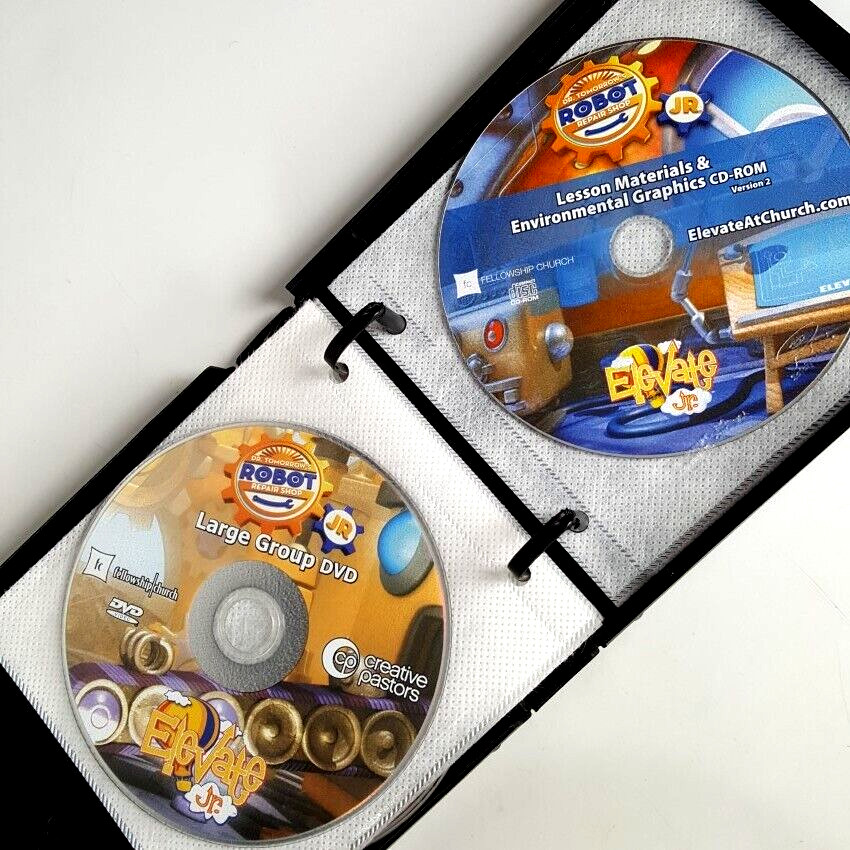 Elevate Jr Dr Tomorrows Robot Repair Shop Base Pack DVD CD Bible Youth Christian