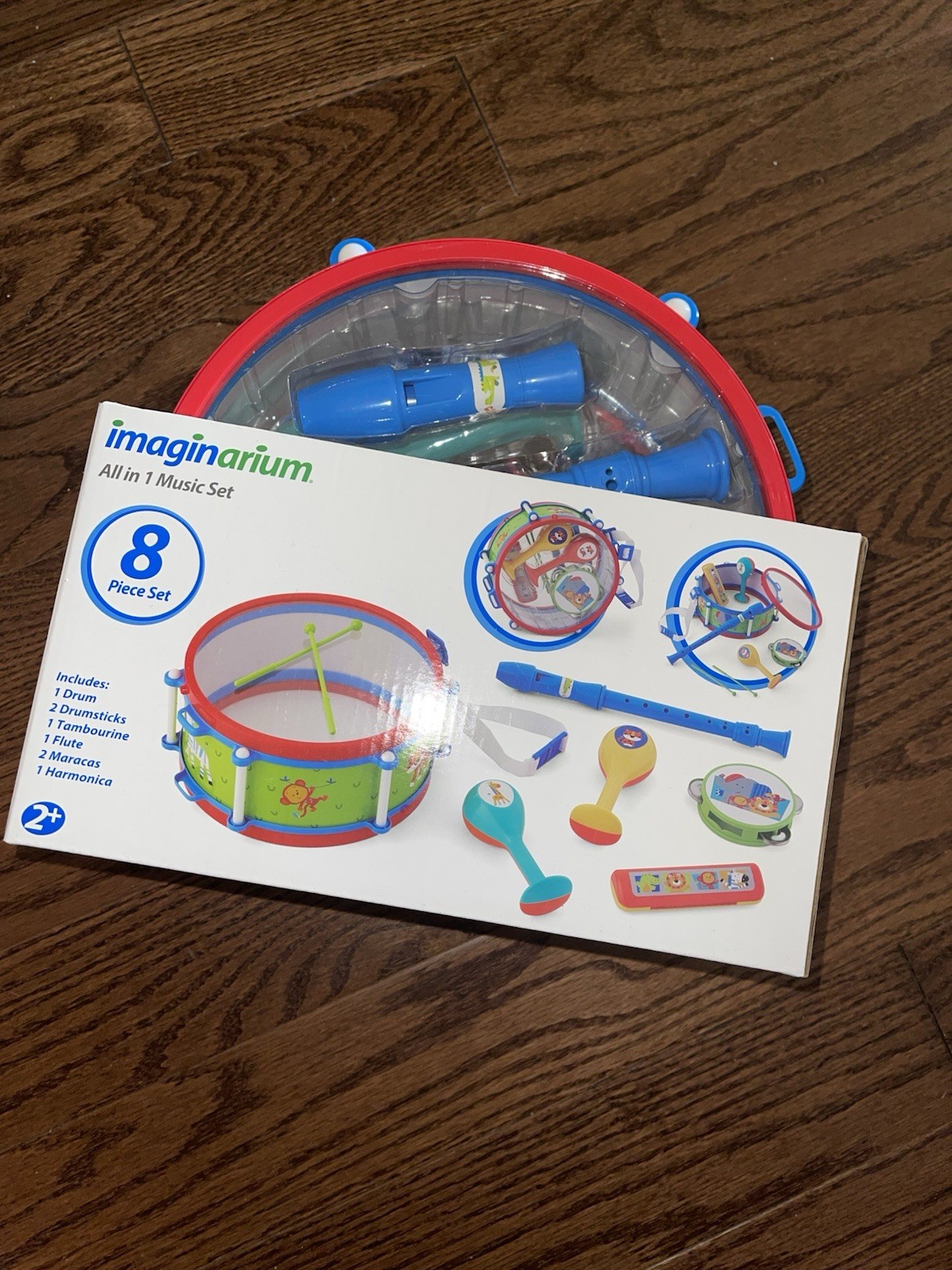 imaginarium All in 1 Music Set 8 Piece Kids Musical Drum Ages 2+ Years