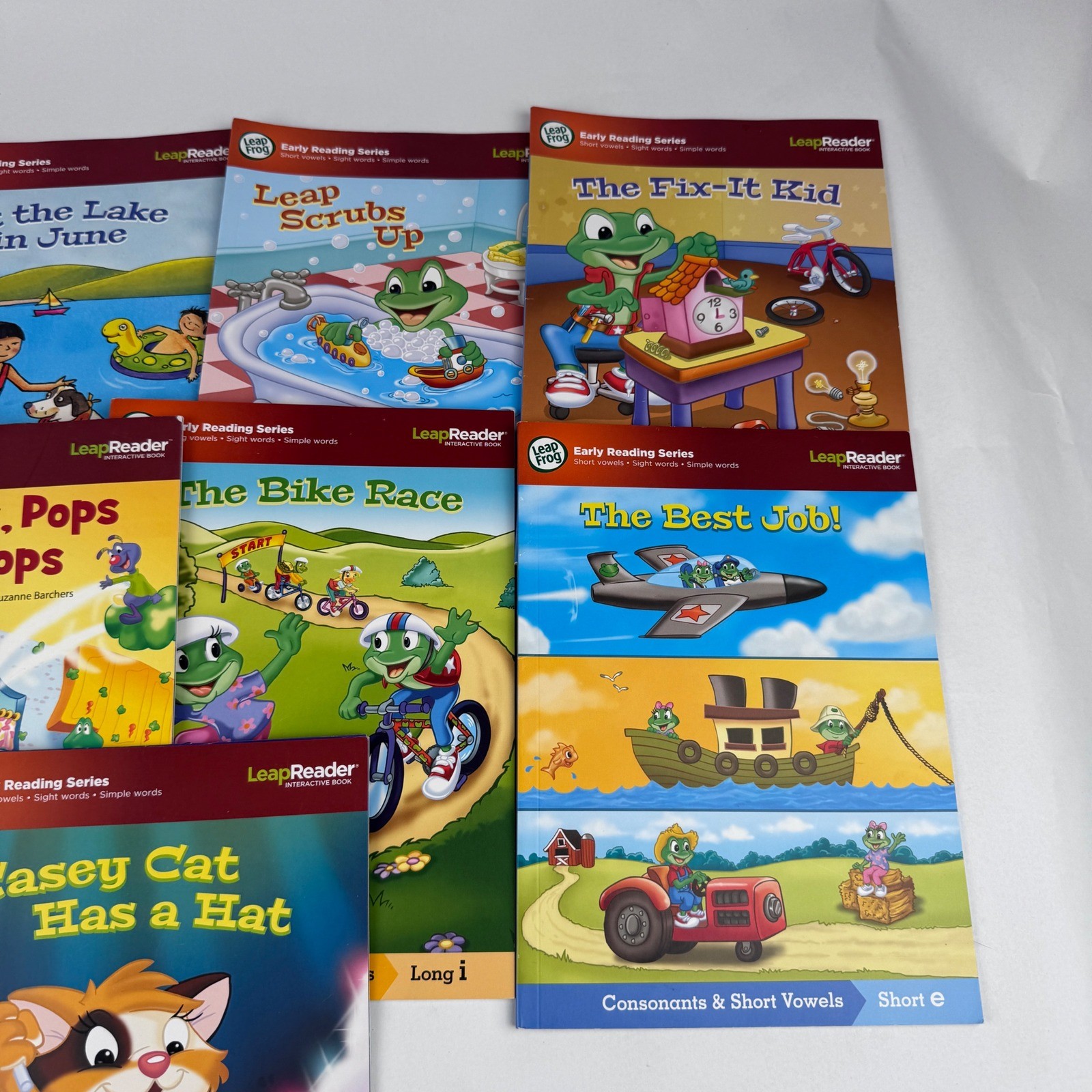 Leap Frog Leap Reader Books Lot of 12 Books Early Reading Series