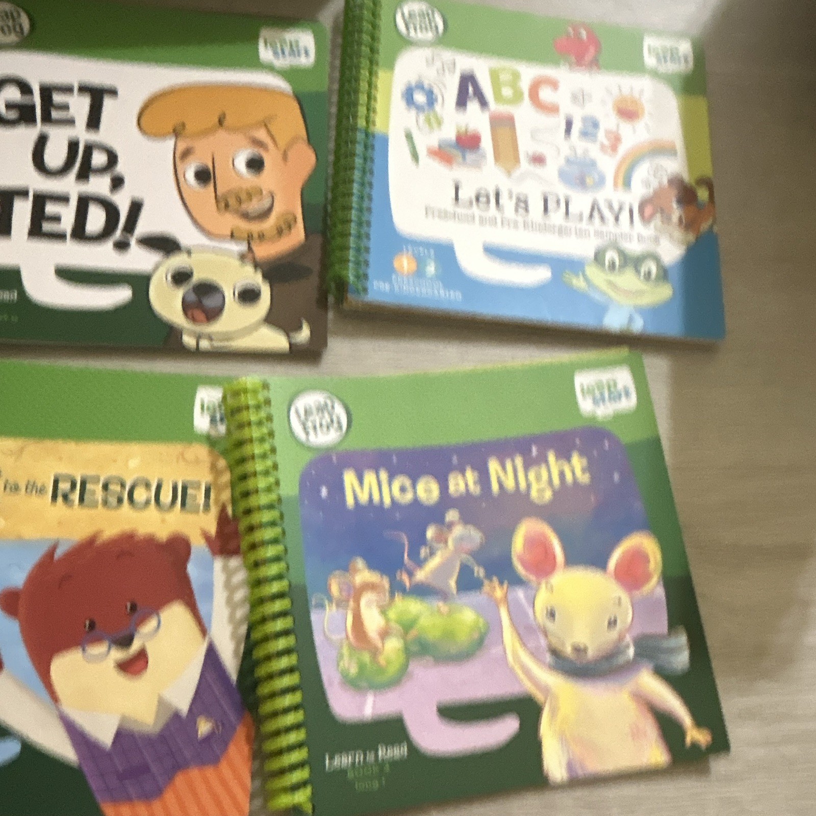 LeapFrog LeapStart Learn to Read Volume 1 Book Set w/ 6 Books Ages 4-7