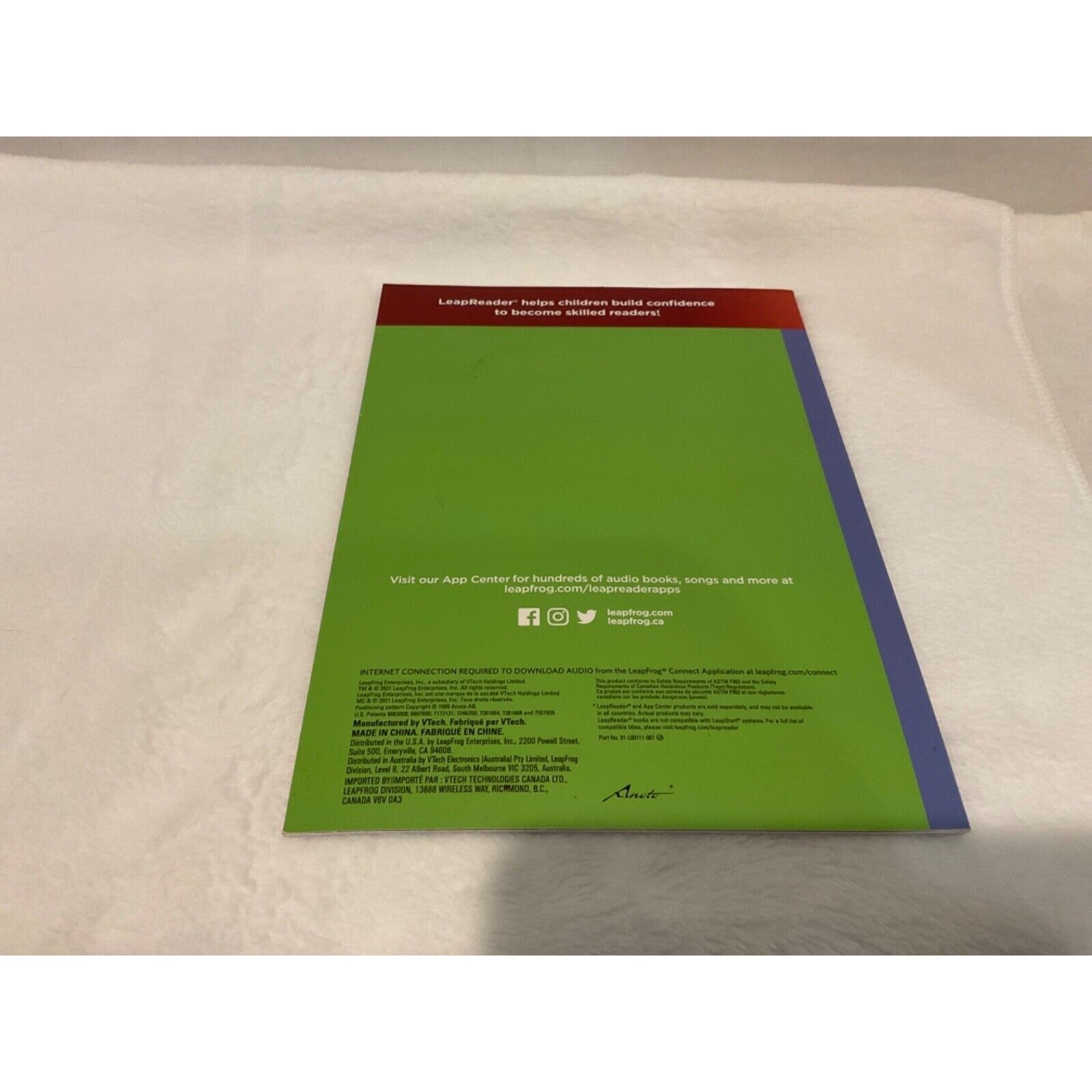 LeapFrog Early Reading Book ‘The Best Job’, Learn with Consonants, Short Vowel E