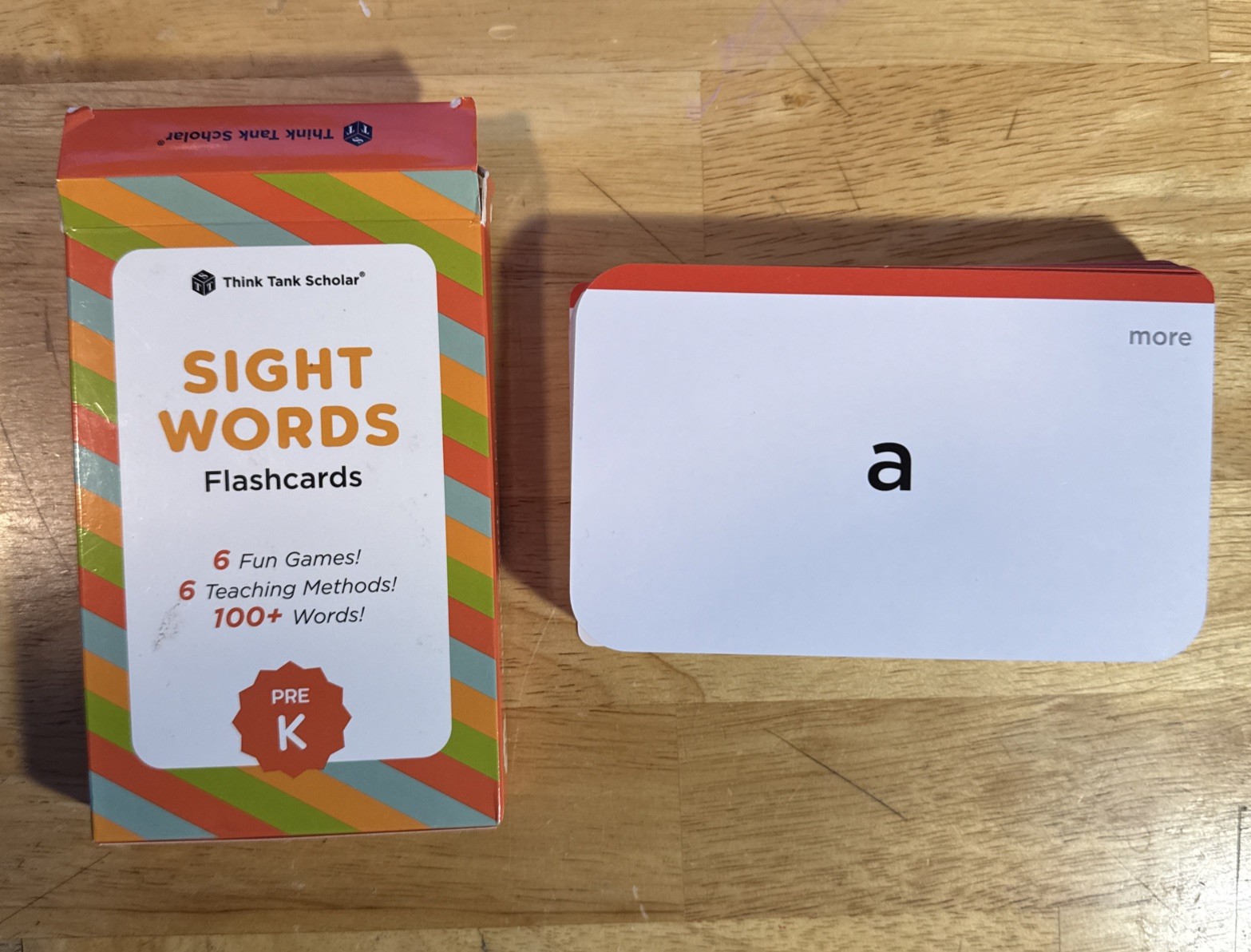 Think Tank Scholar 520 Sight Words Flash Cards Grades PK To Grade 3 COMPLETE