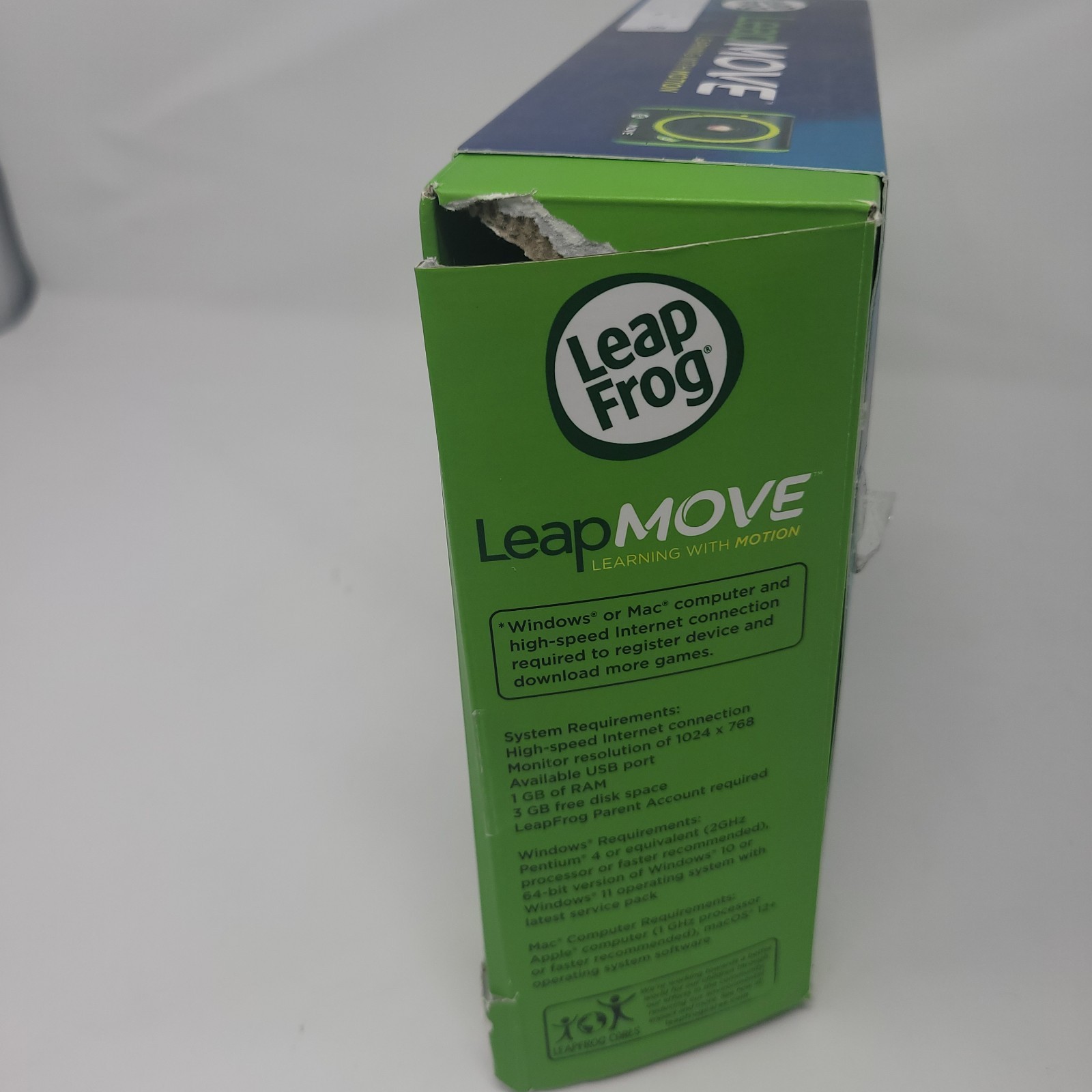 Leap Frog Leap Move Learning Console Motion Plug & Play Camera Interactive Game