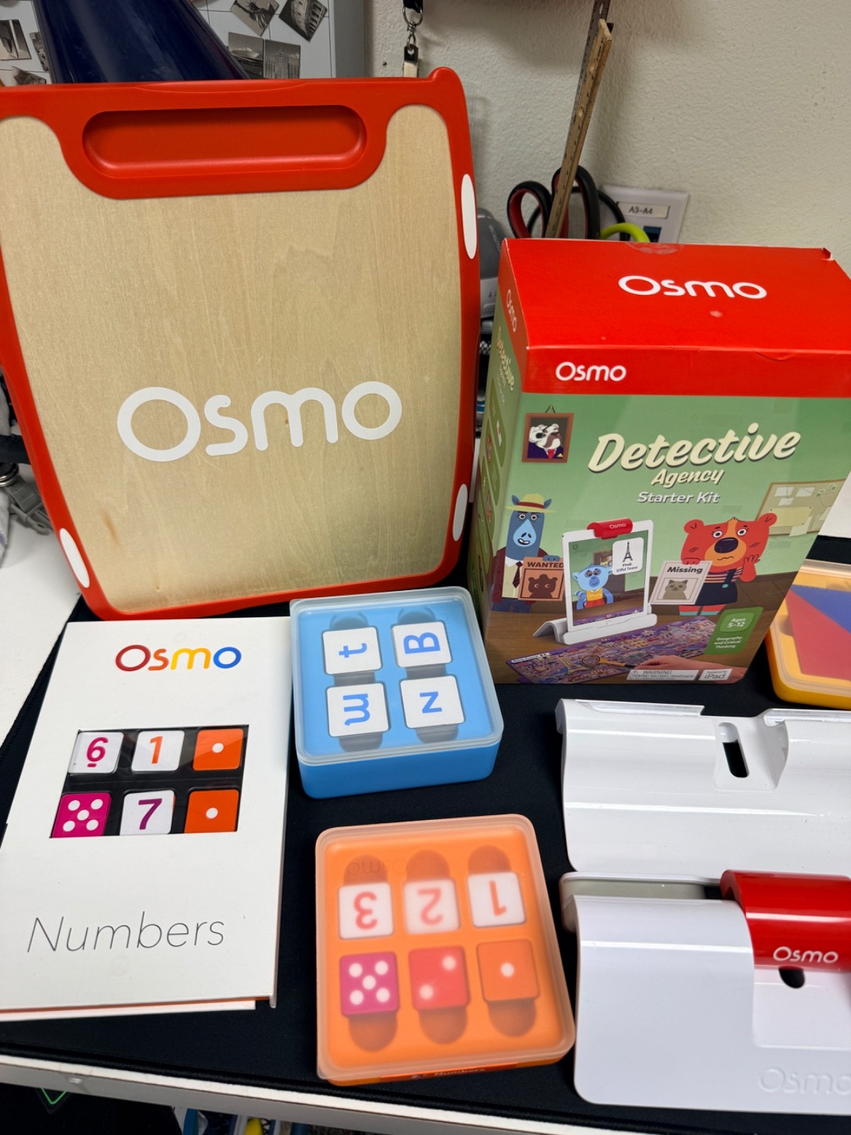 Osmo Learning System Bundle Complete Lot Detective Agency Numbers Words Tangram