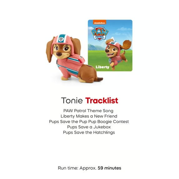 Tonies Paw Patrol Skye Audio Play Figure For Toniebox ~ NEW