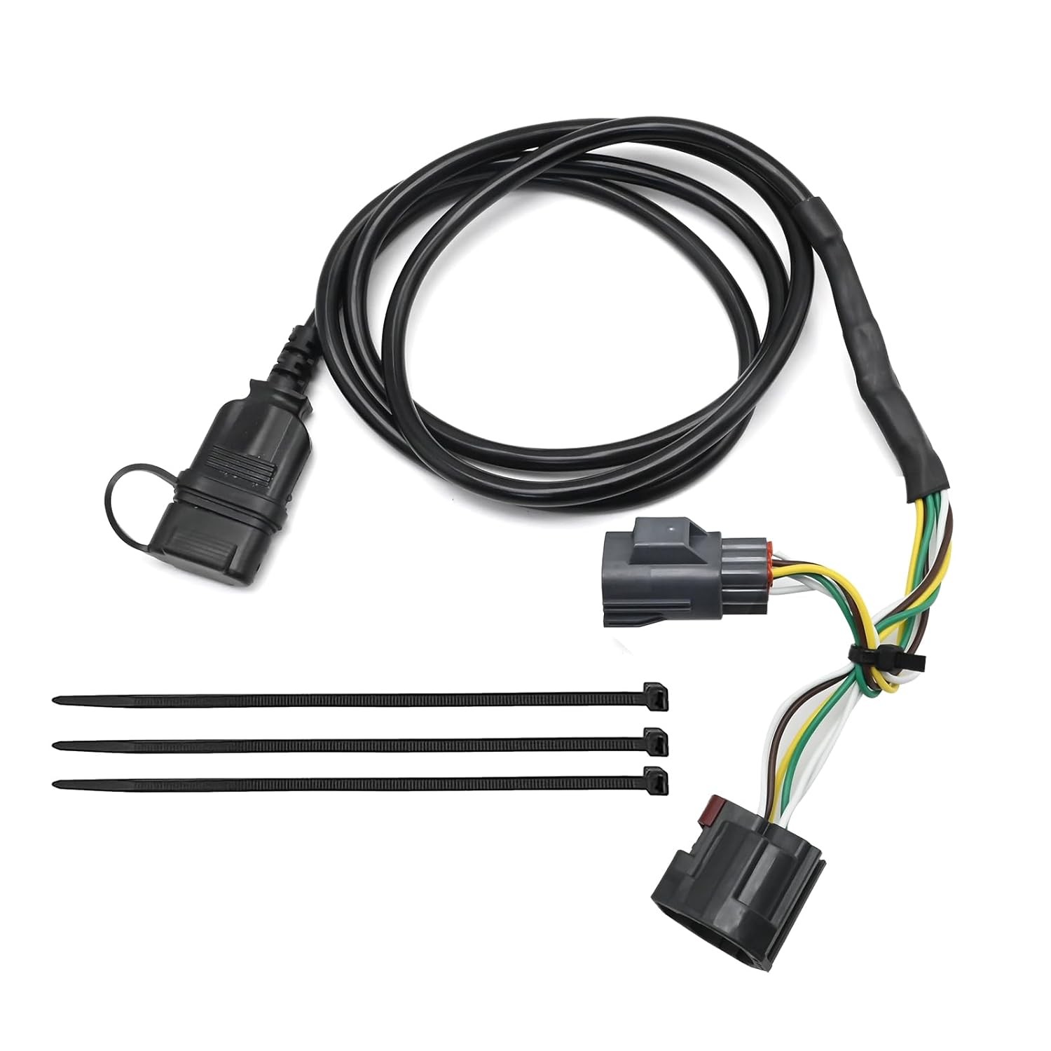 4-Pin Trailer Wiring Harness 67 Inches for Jeep Wrangler 2/4 Door 2007-20