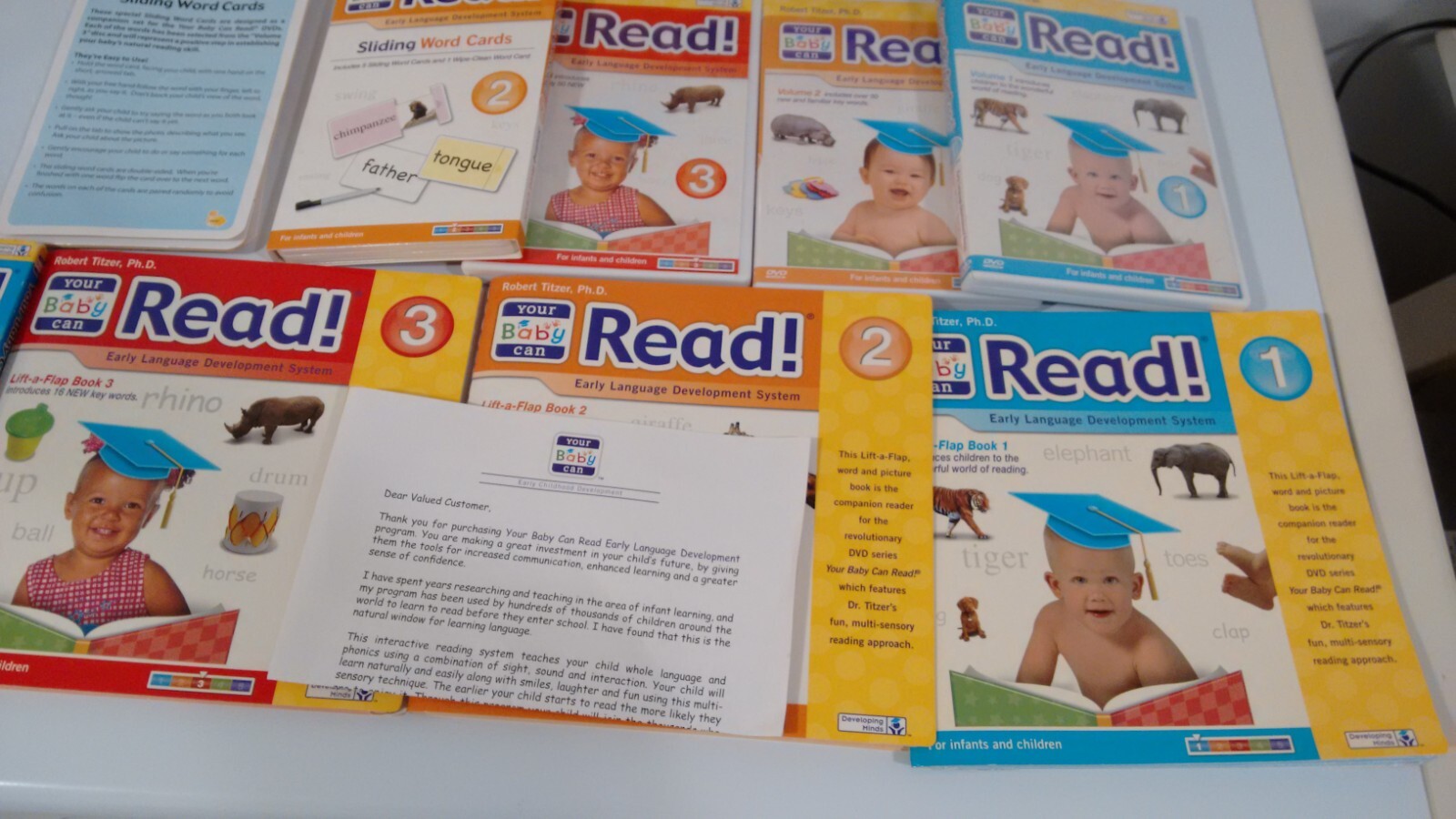 Your Baby Can Read “3- level Kit” 3months – 5yrs old. As seen on TV. Bundle box