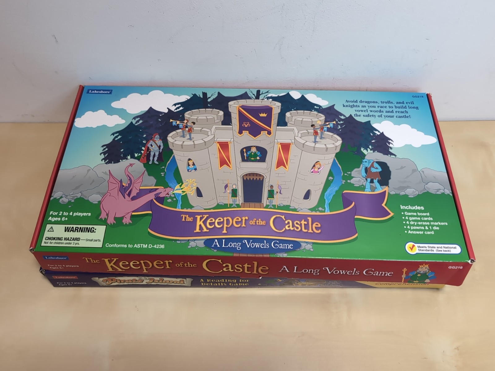 Lakeshore Learning Lot Of 4 Board Games Reading Ages 6+ Home School Complete