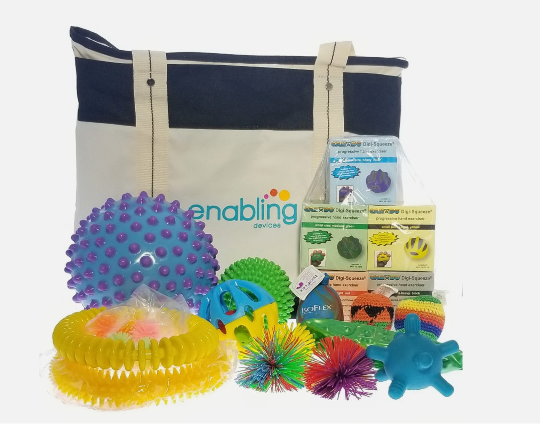 Enabling Devices Therapeutic Balls Kit Bag for Special Needs Students NEW