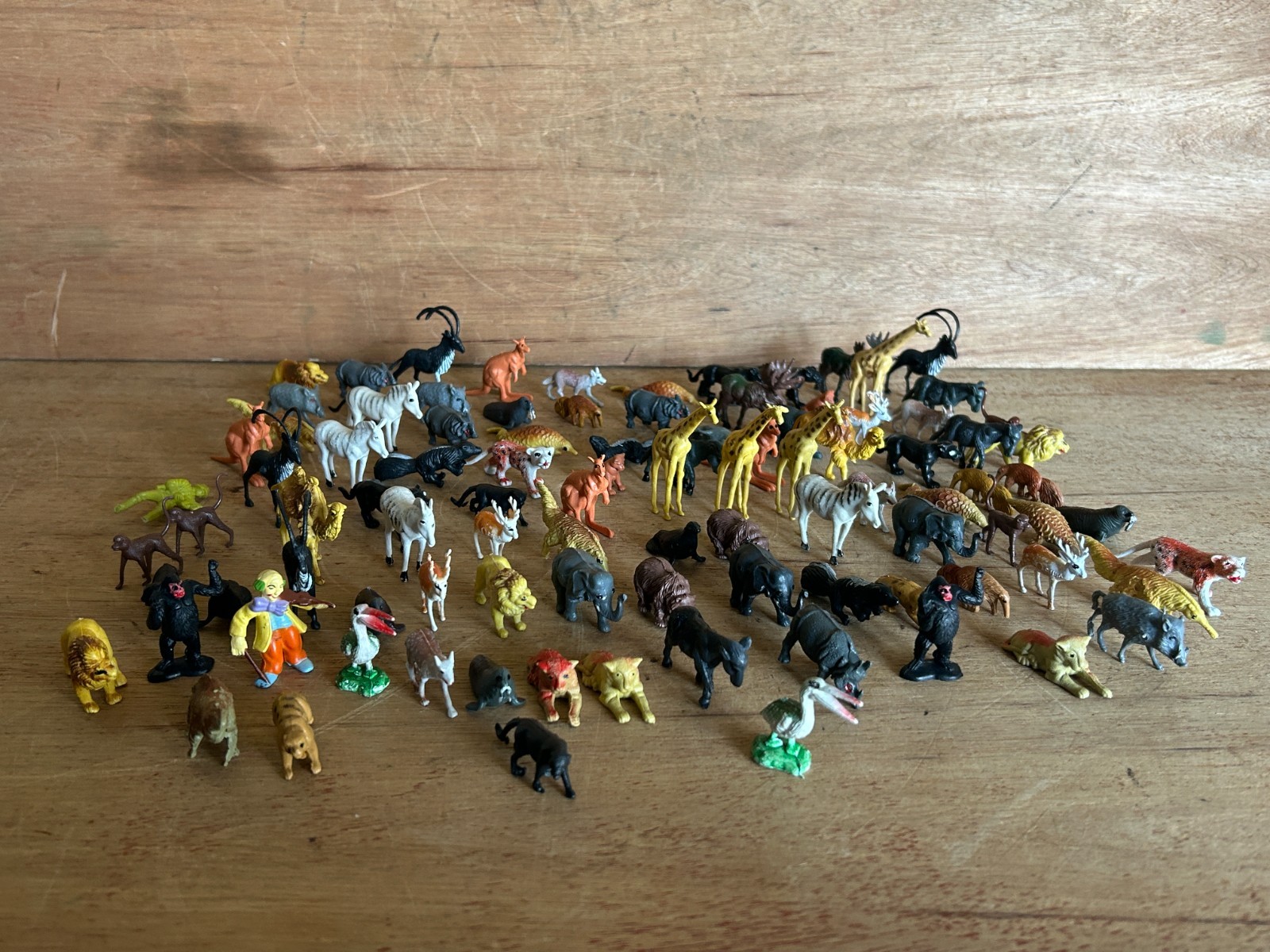 Toy Animal Junk Drawer Lot 90+ Mini Miniature Safari Outback Forest Zoo Crafts