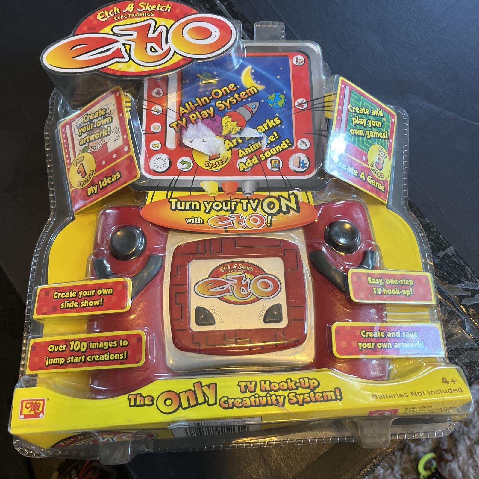 ETO Etch A Sketch Plug ‘N Play Drawing System TV Hook Up New In Box