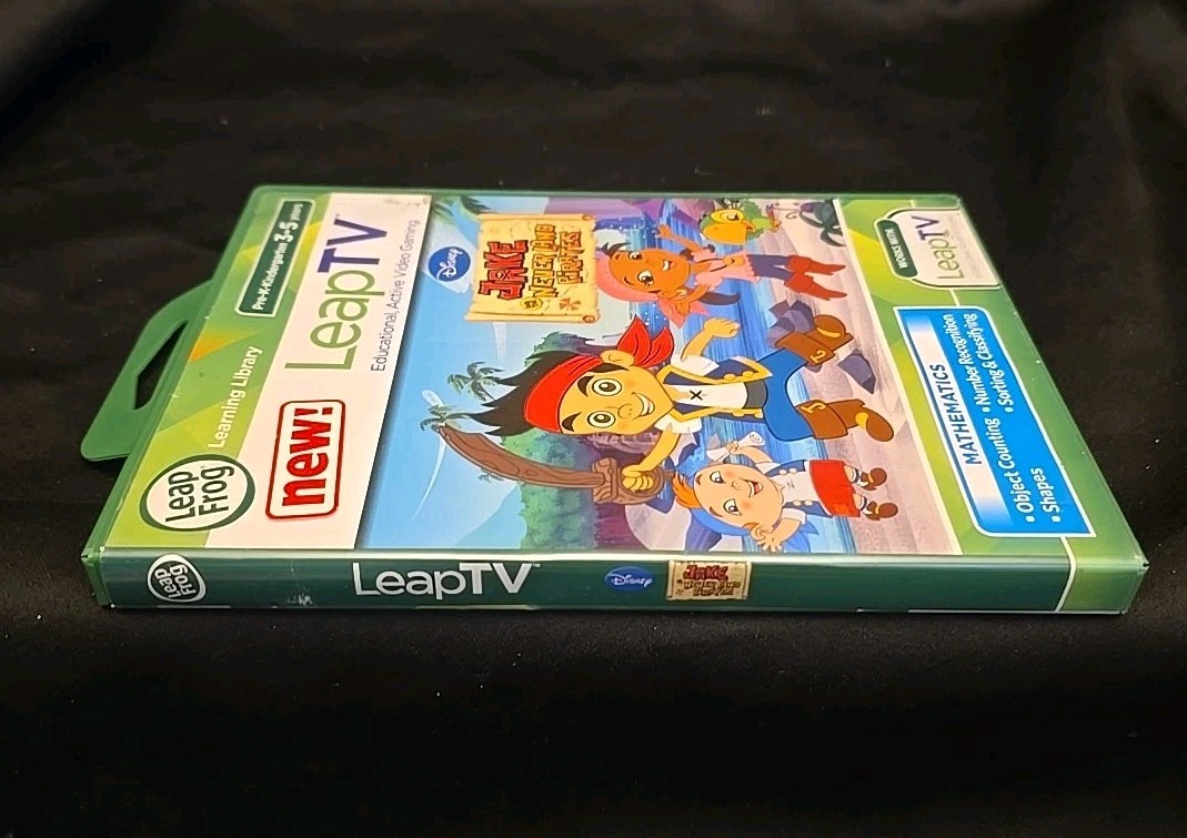 Leap Frog Leap TV Jake Never Land Pirates Game Complete