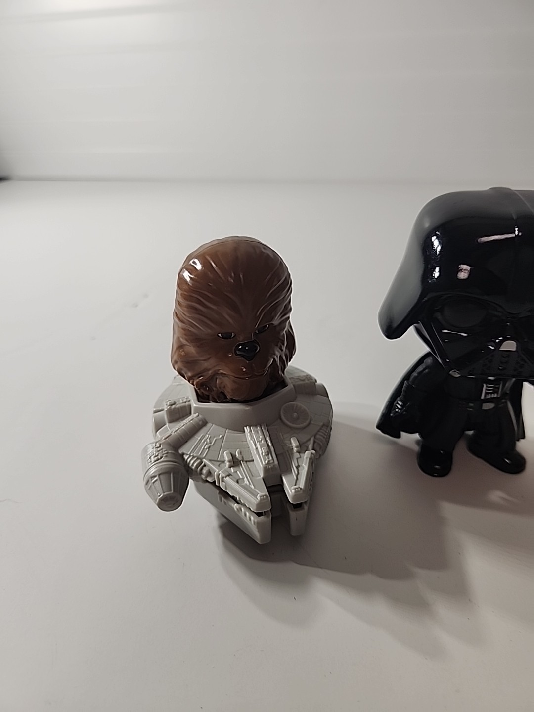 5 Star Wars toys. 1 Darth Funko Bobble-head. 4 McDonalds 2020 Happy Meal Toys