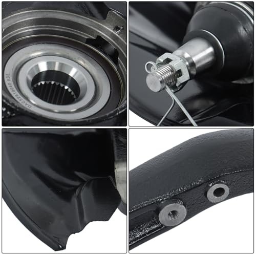 Front Left Side Wheel Bearing Hub Steering Knuckle Replacement for Accord