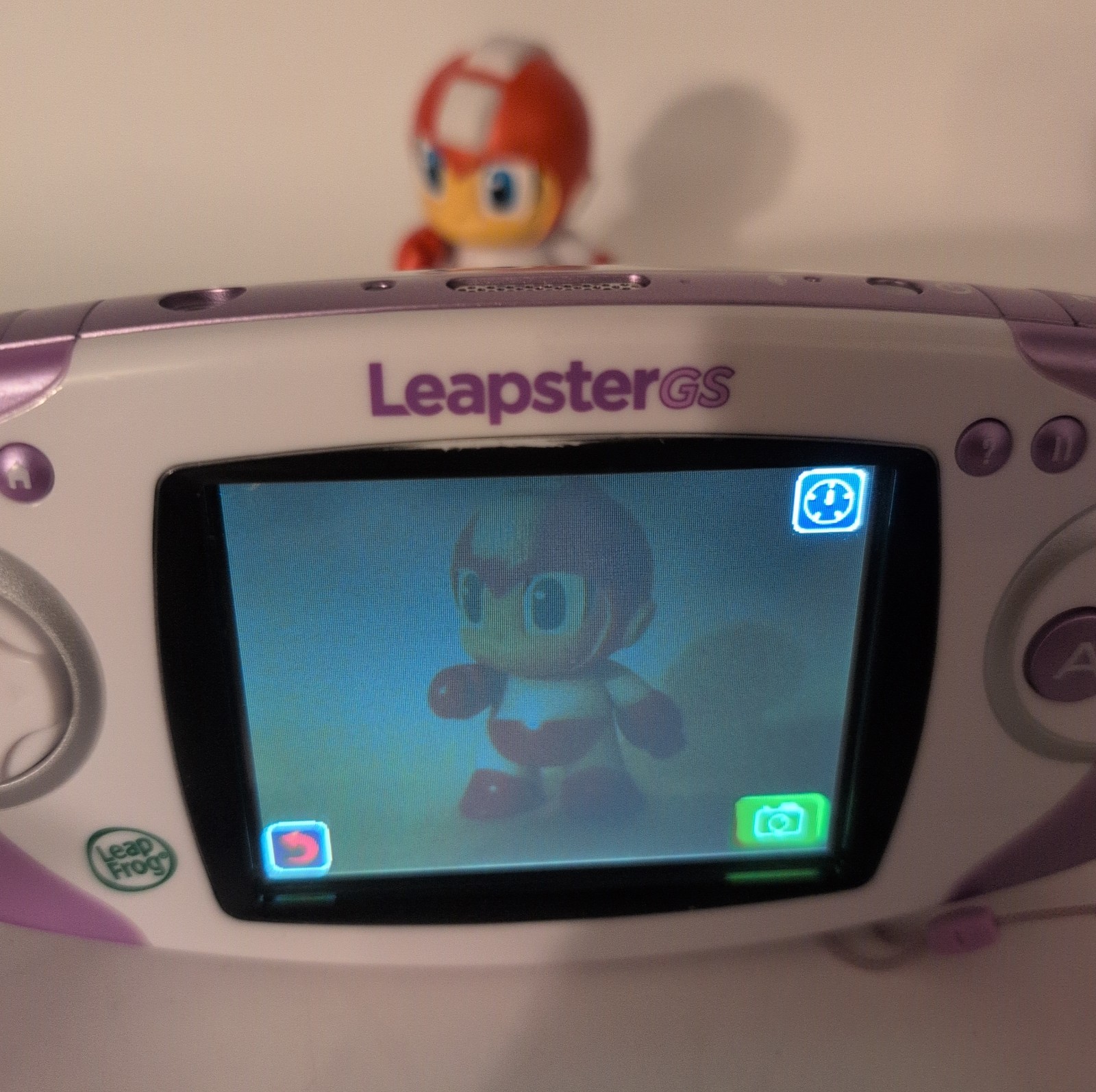 Leapfrog Leapster GS Purple Game Console & Camera Tested & Working