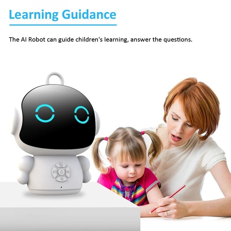 AI Educational Robot Toy WiFi Voice Interactive Learning for Kids