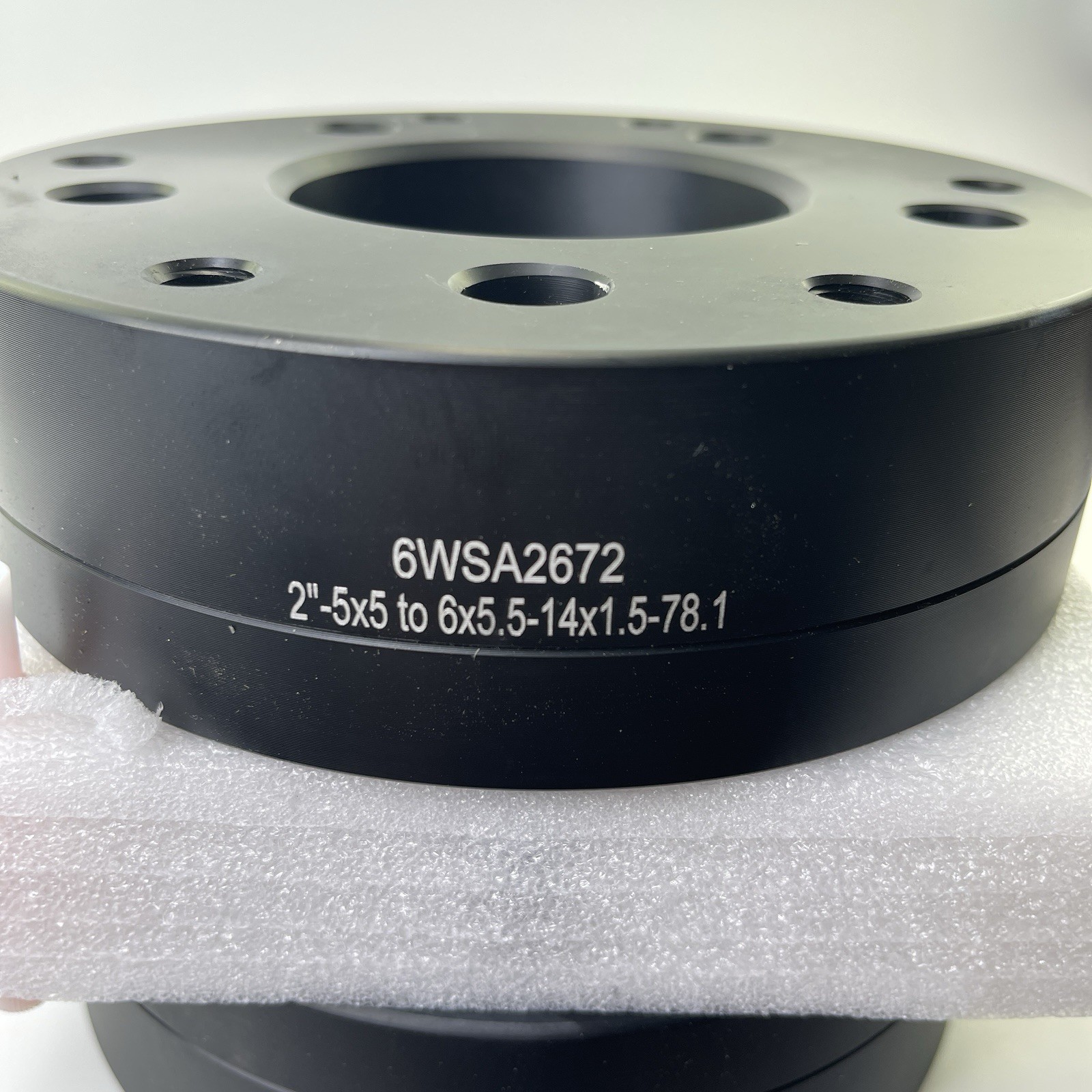 KAX 5×5 to 6×5.5 Wheel Adapters,2 inch 5 Lug to 6 Lug Centric Wheel Adapters