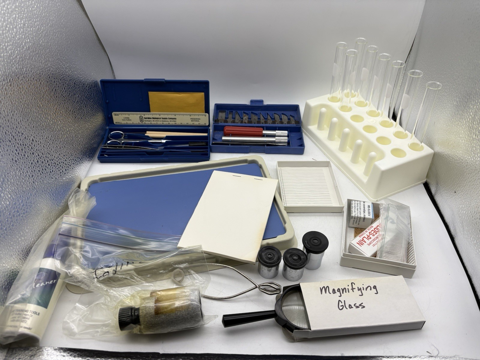 Home Science BIOLOGY LAB TRAY Homeschool Students DISSECTION KIT & TOOL Sets GUC