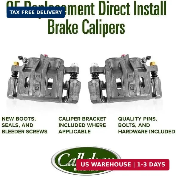 Callahan Brake Parts Rear Brake Kit For Chevrolet Silverado 1500 2003-06 |Silver