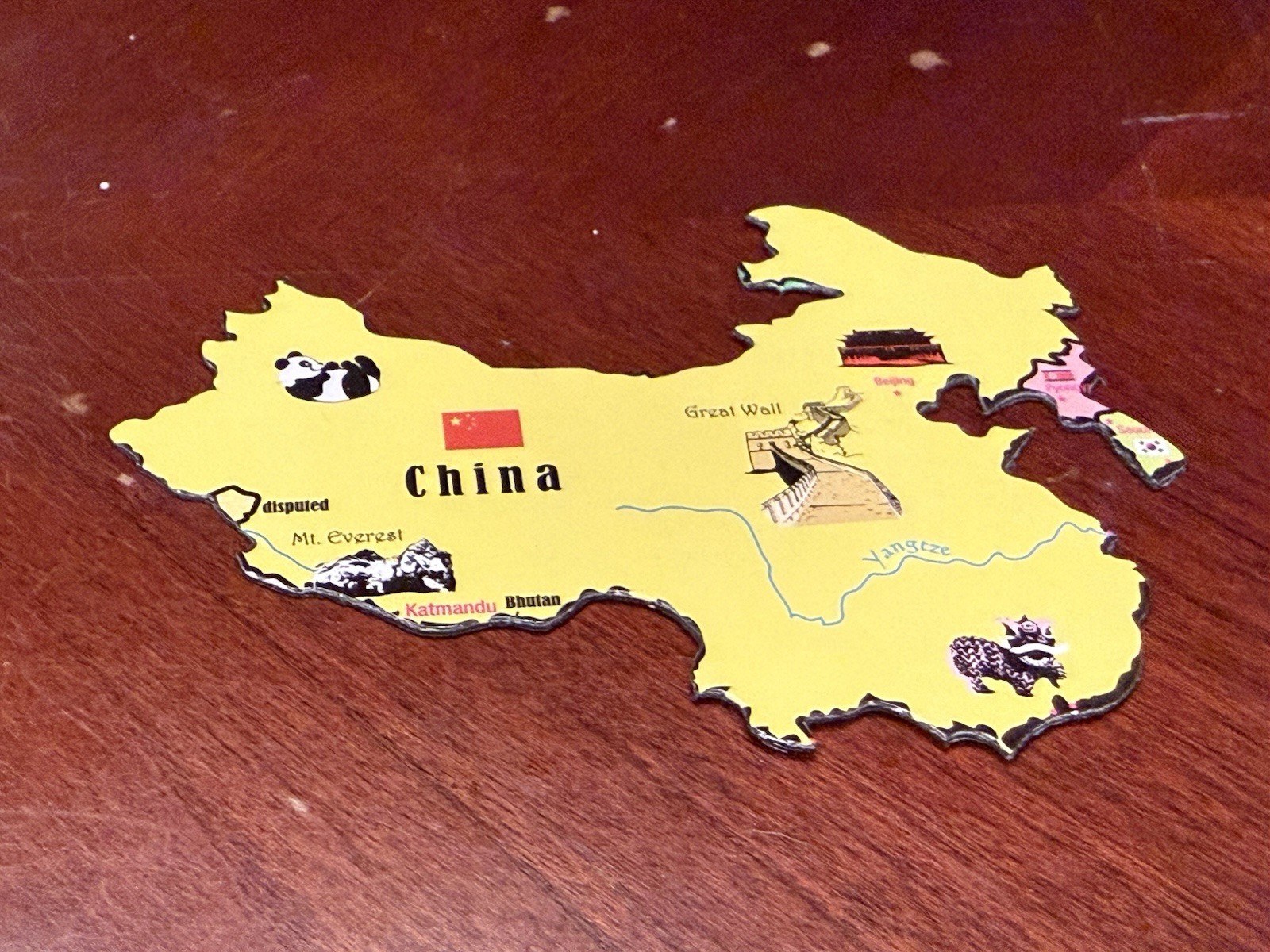 Ata-Boy Magnetic World Map Play-n-Learn China