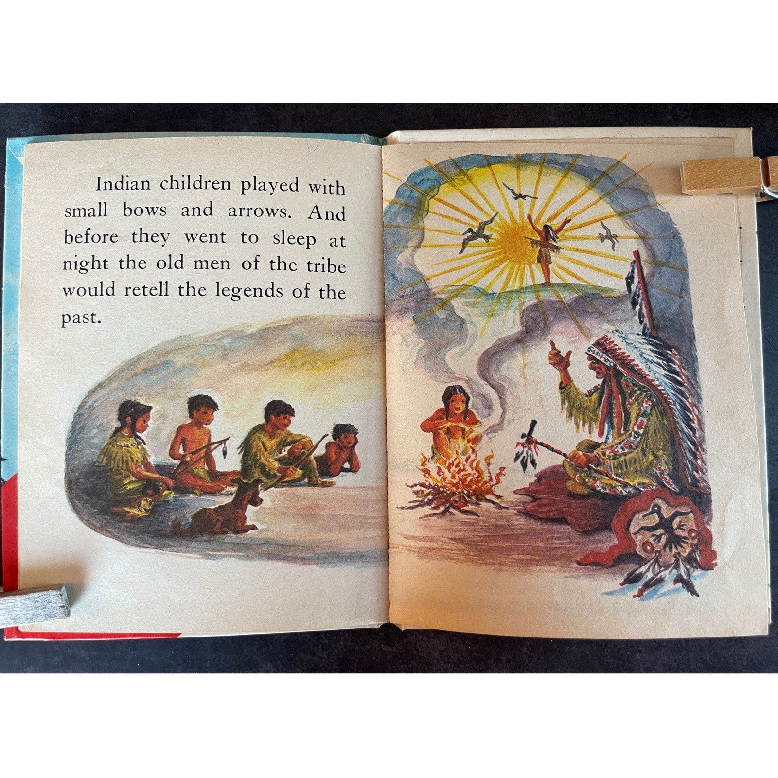 My Indian Book Rand McNally Publisher Start Right Elf Book Illustrated 1968
