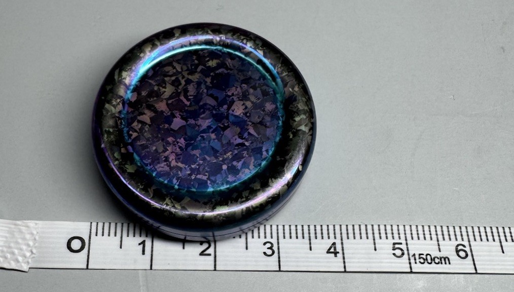 ACEDC Haptic Coin Milk Cover- Ice Crystal Titanium Sapphire Blue/Purple-40g-RARE