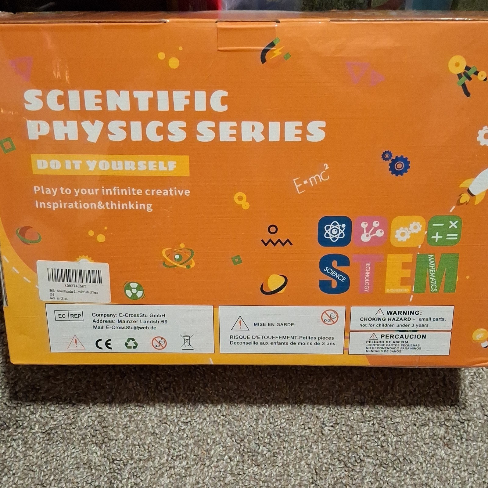 Scientific Physics Series DIY STEM Educational Science Kit Ages 8-12 X003Y4C5ET