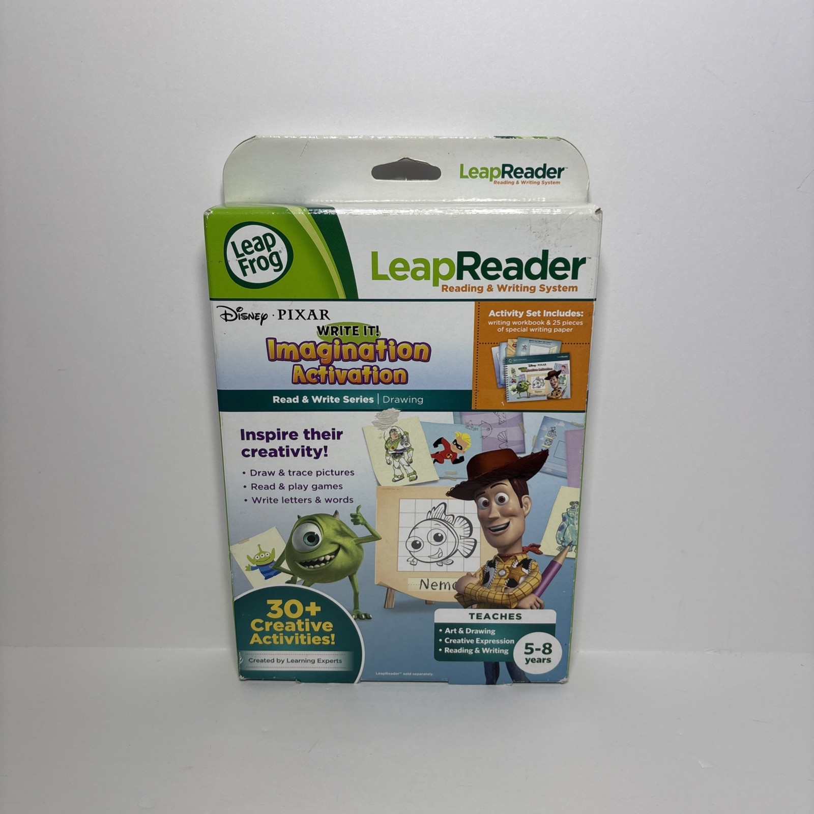 LeapFrog LeapReader Disney PIXAR Imagination Activation Art Drawing Reading NEW!