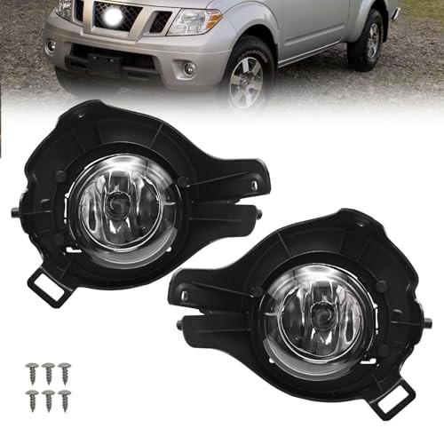 Fog Lights Compatible with 2005-2009 Frontier (w/Painted Bumper) / 2005-2012