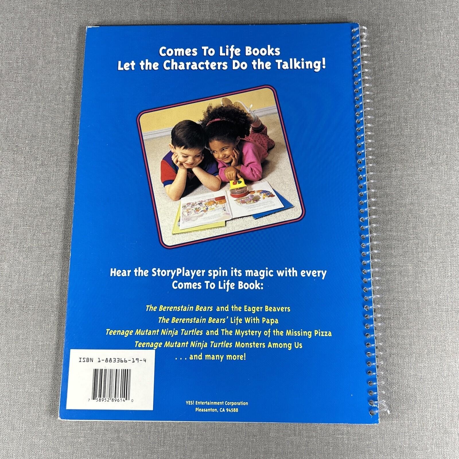 Comes To Life Books Cinderella 1993 Hardcover Spiral Book Yes!